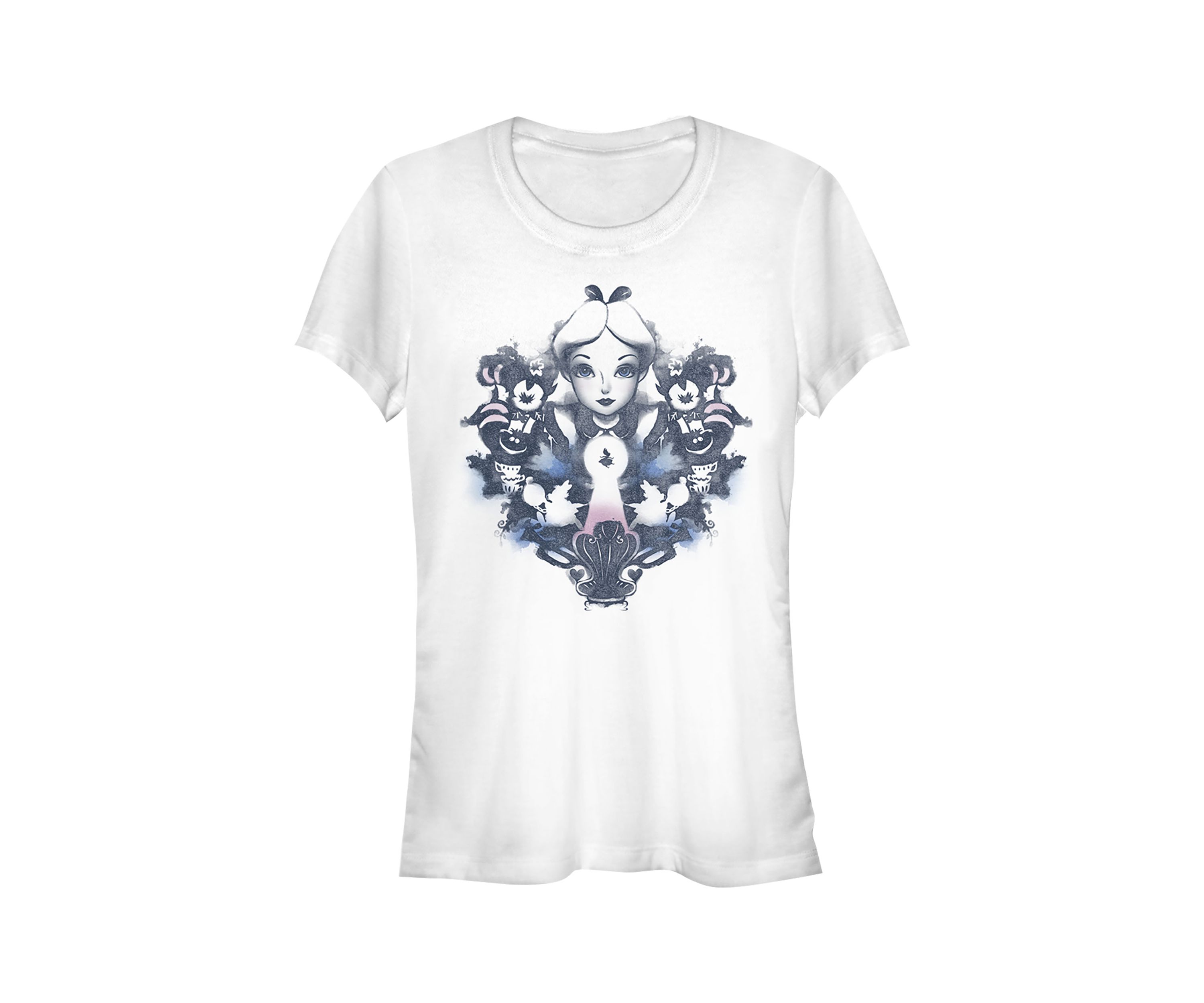Juniors Licensed Disney Alice Rorschach T-Shirt