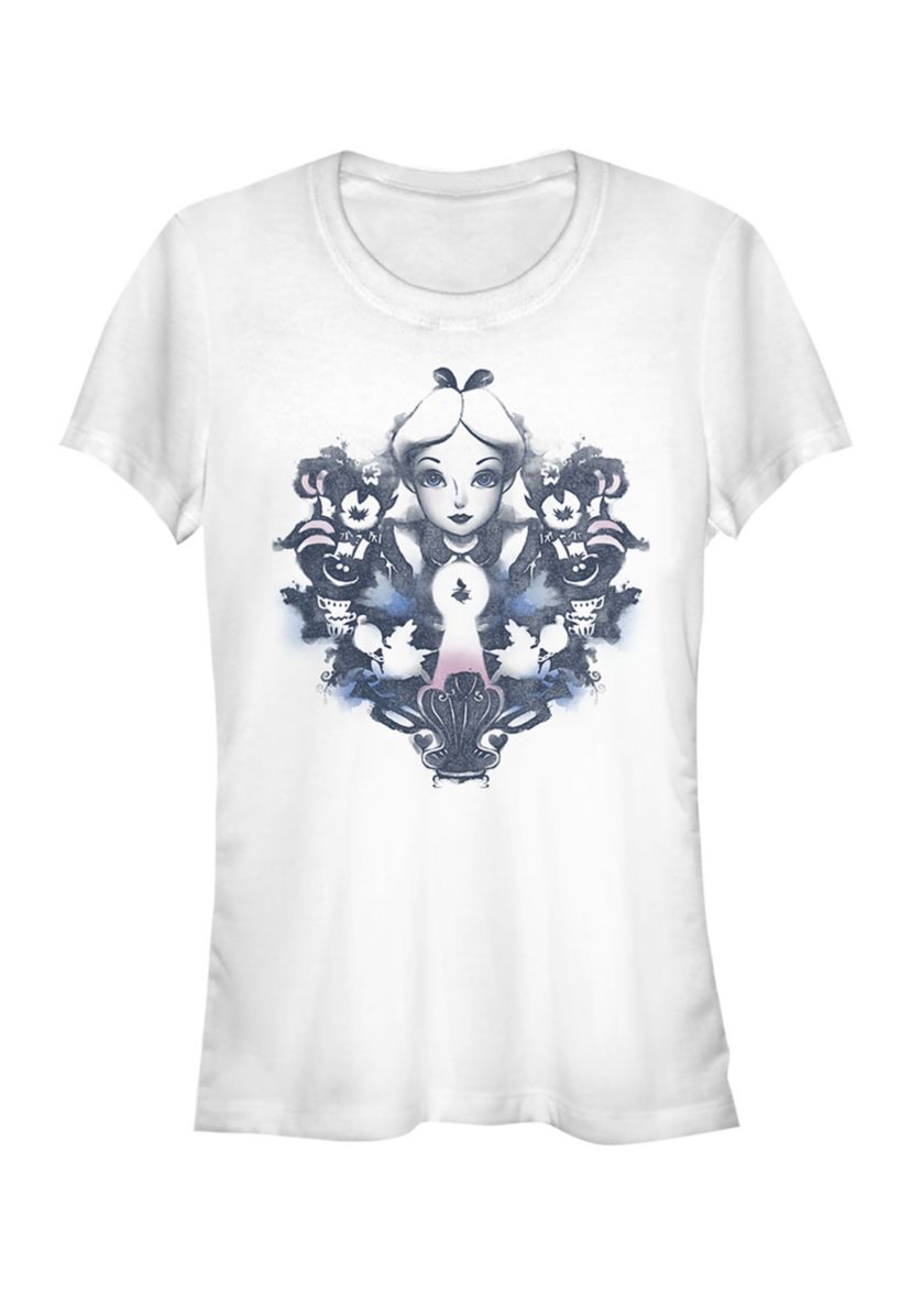 Juniors Licensed Disney Alice Rorschach T-Shirt