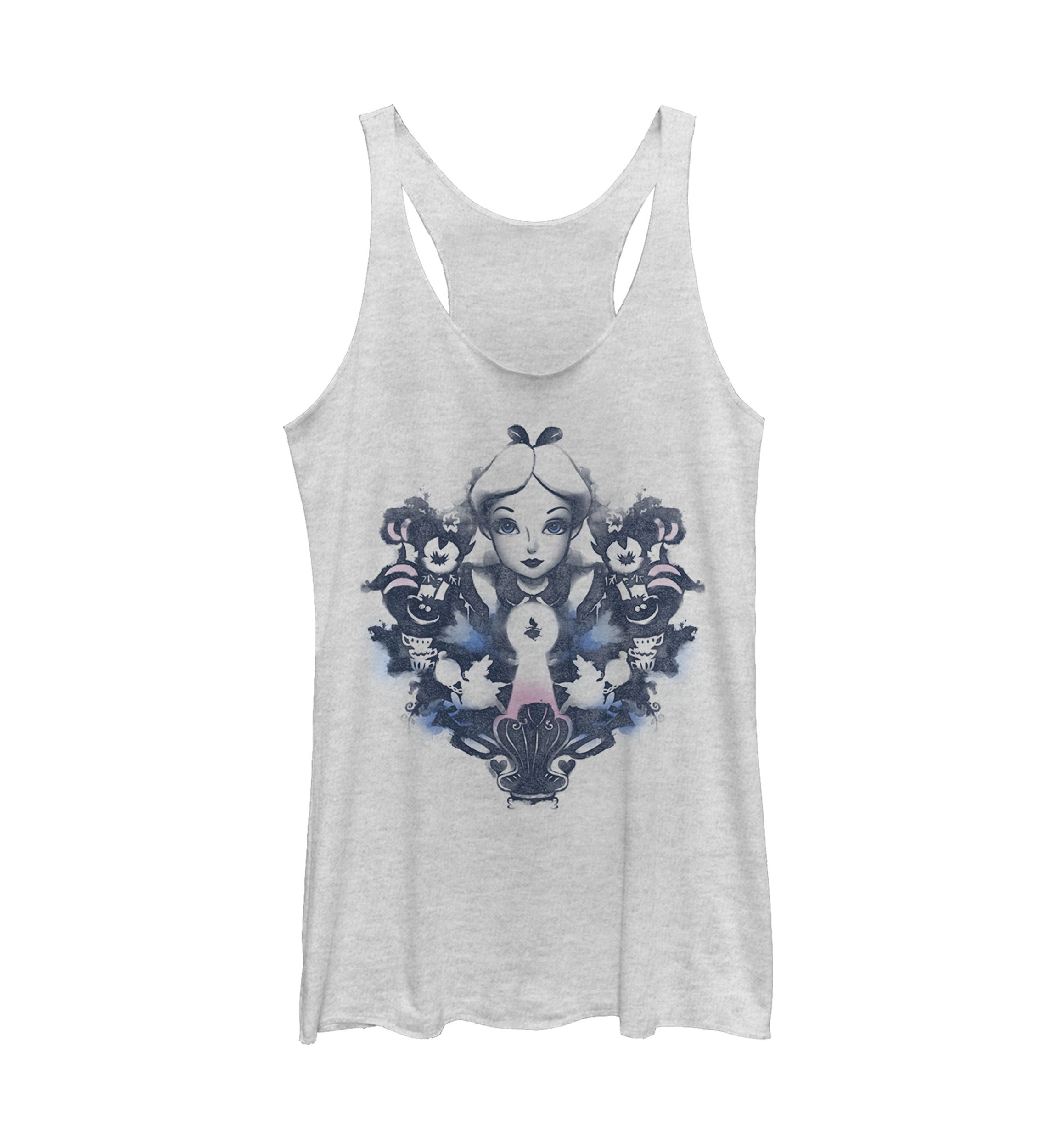Juniors Licensed Disney Alice Rorschach Tank Top