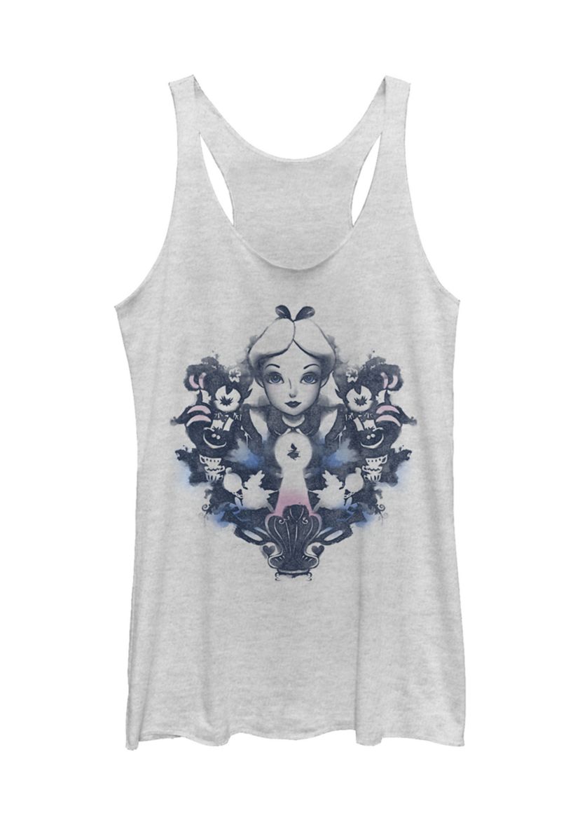 Juniors Licensed Disney Alice Rorschach Tank Top