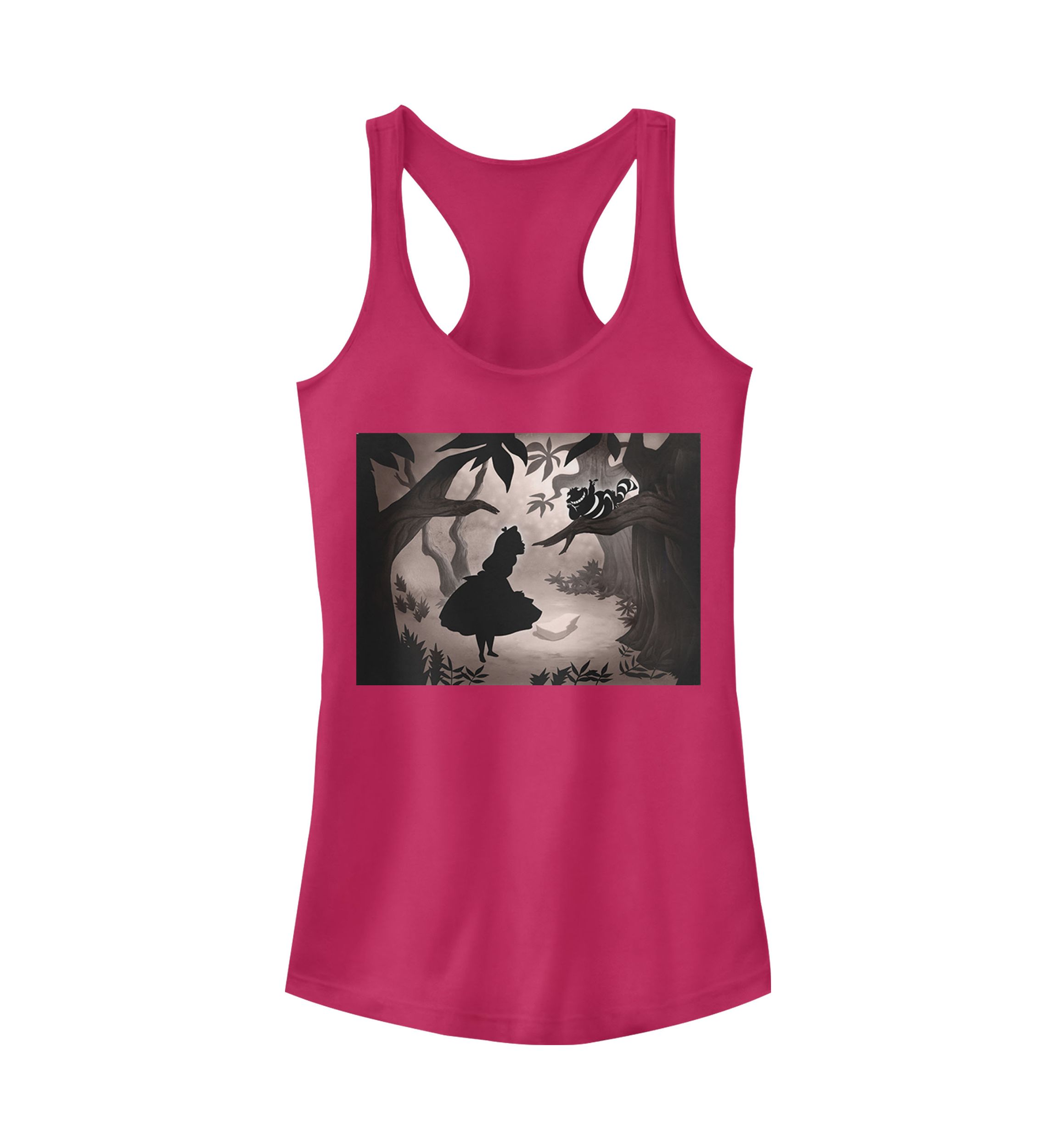 Juniors Licensed Disney Alice Backlit Tank Top