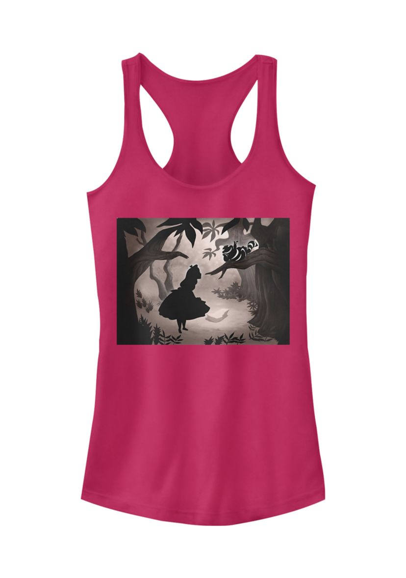 Juniors Licensed Disney Alice Backlit Tank Top