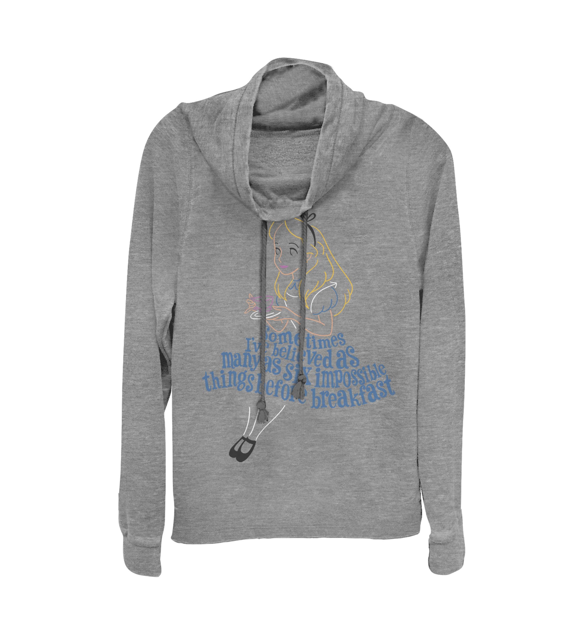 Juniors Licensed Disney Impossible Things Pullover Top