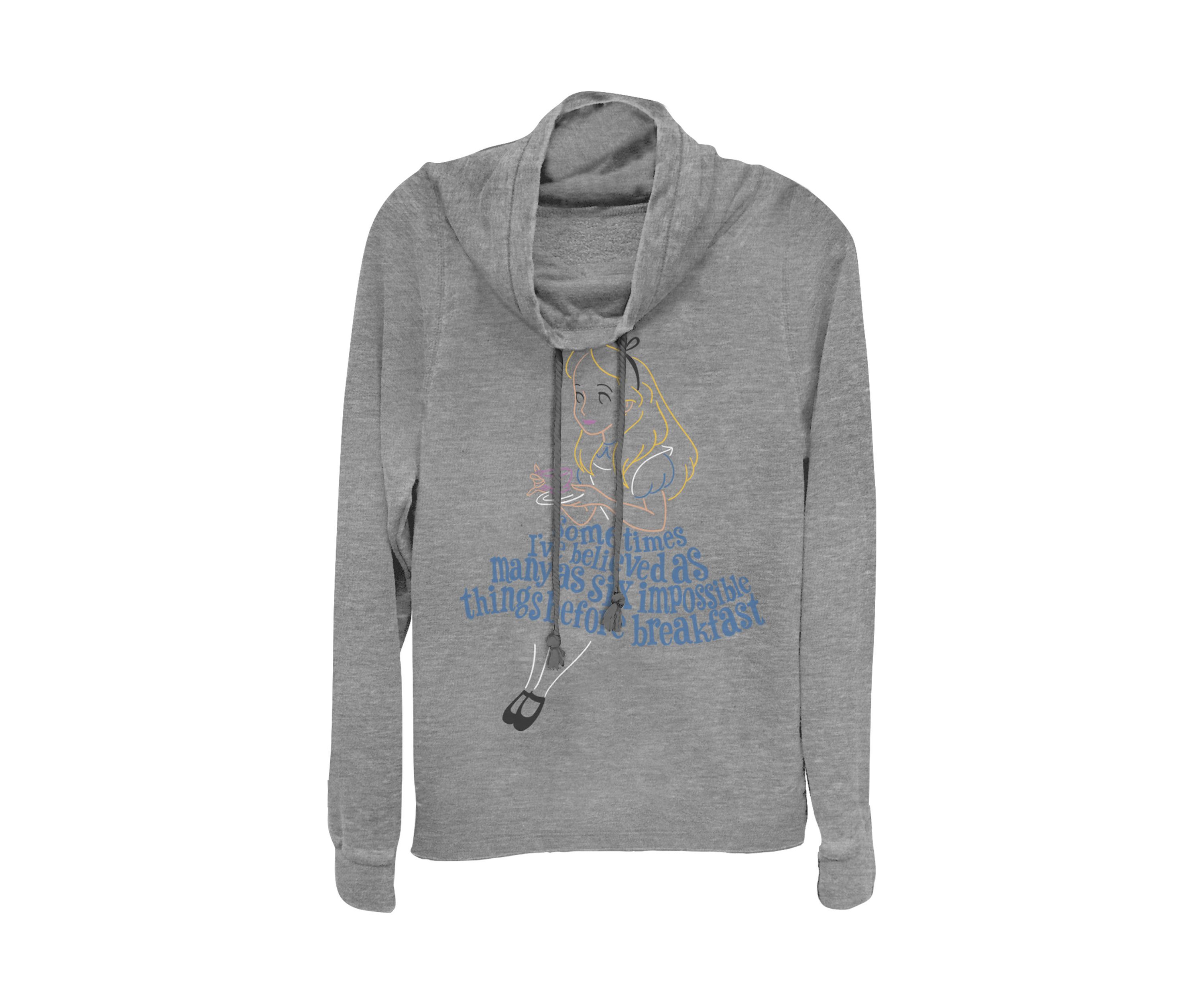 Juniors Licensed Disney Impossible Things Pullover Top