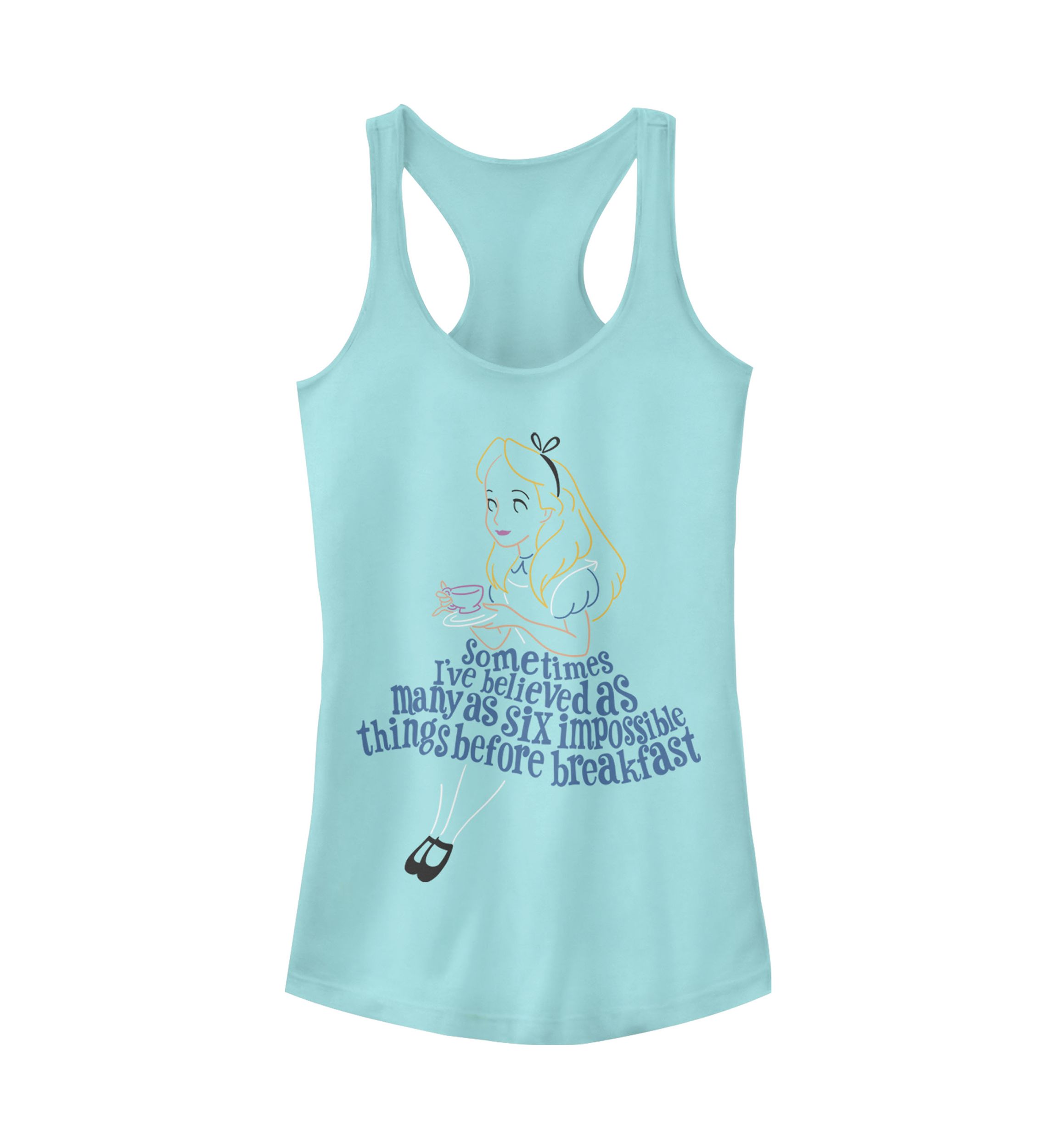 Juniors Licensed Disney Impossible Things Tank Top