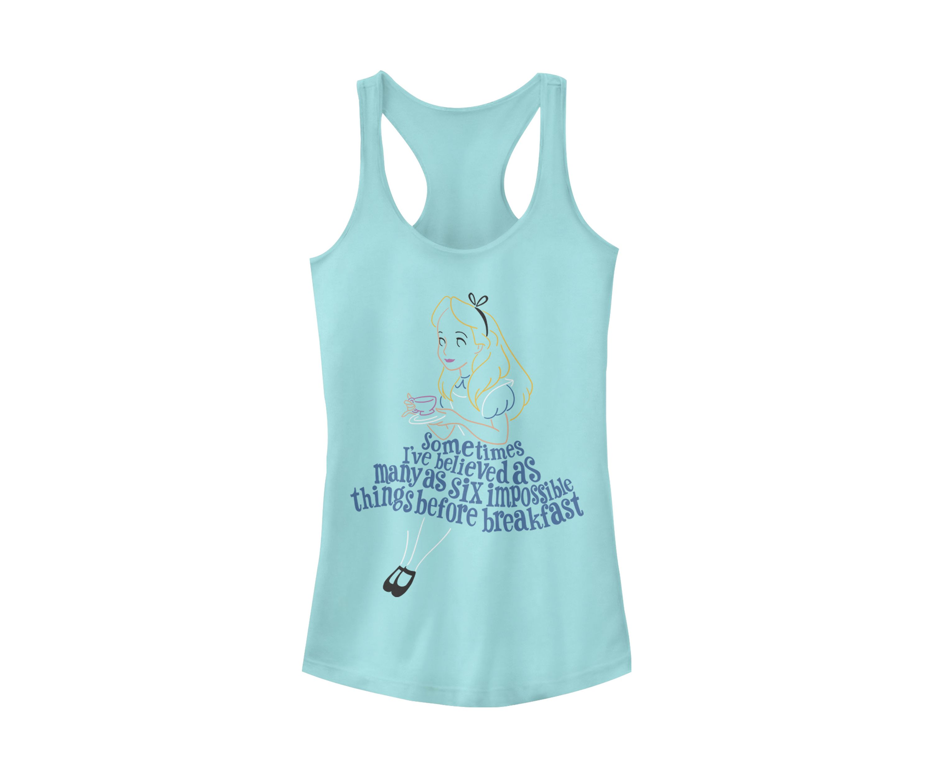 Juniors Licensed Disney Impossible Things Tank Top