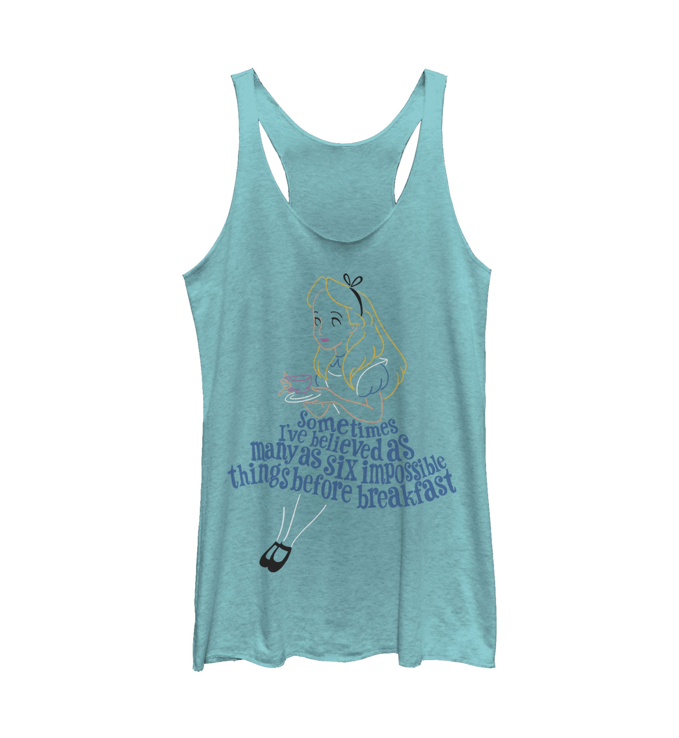 Juniors Licensed Disney Impossible Things Tank Top