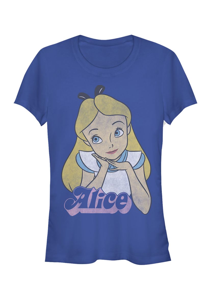Juniors Licensed Disney Big Alice T-Shirt