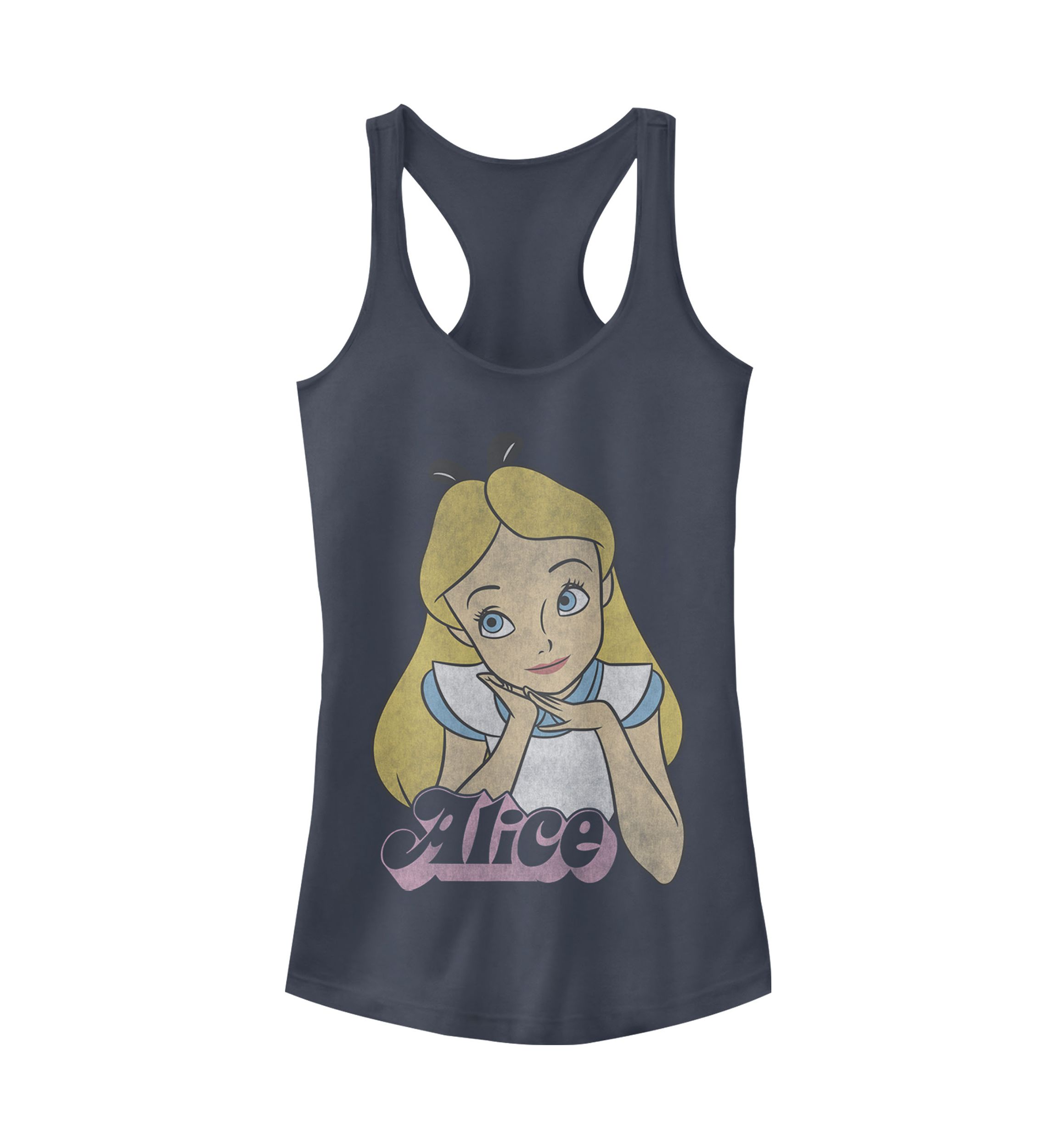 Juniors Licensed Disney Big Alice Tank Top