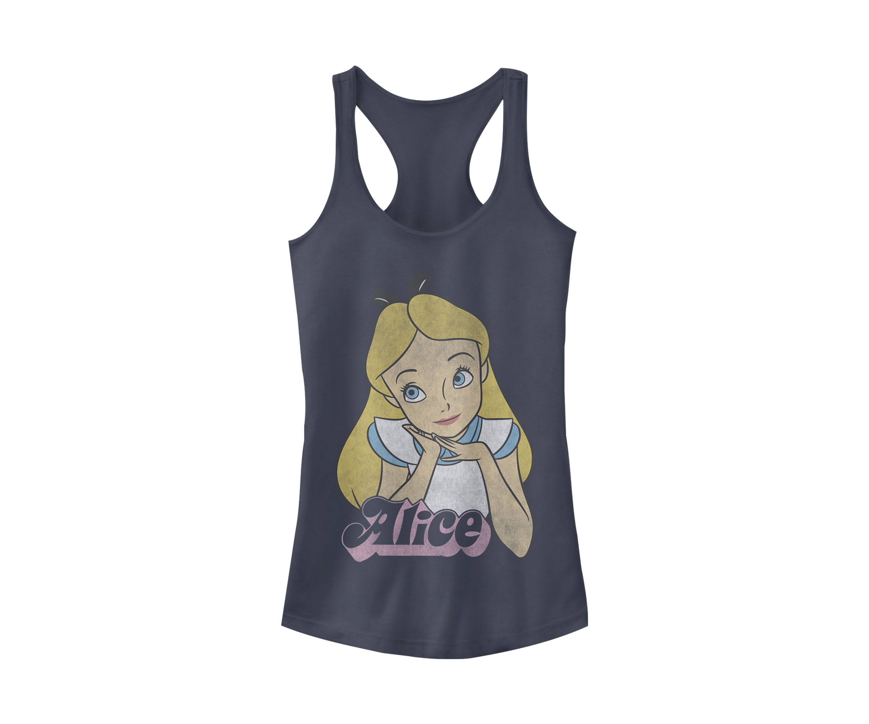 Juniors Licensed Disney Big Alice Tank Top