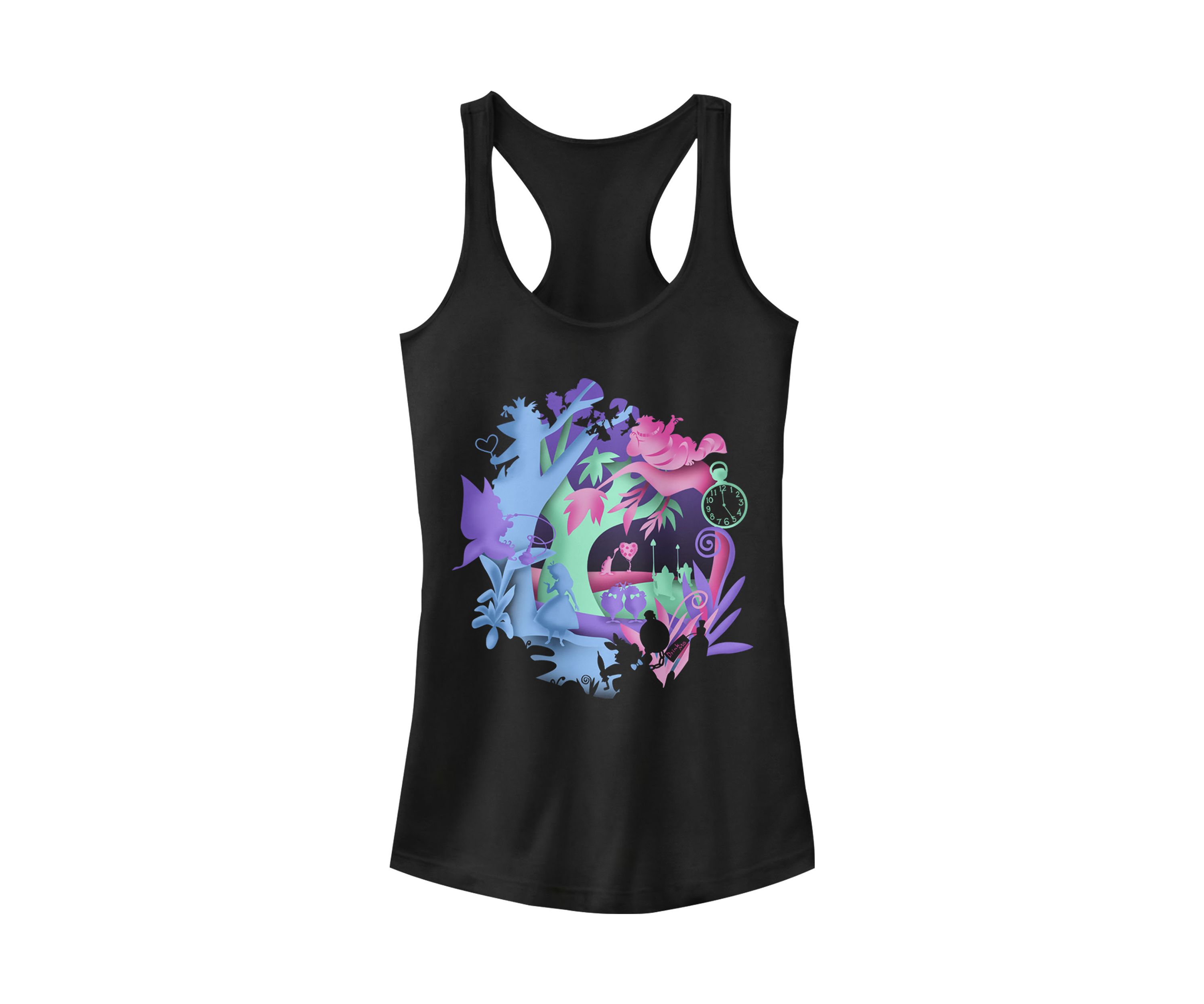 Juniors Licensed Disney Chaos Wonderland Tank Top