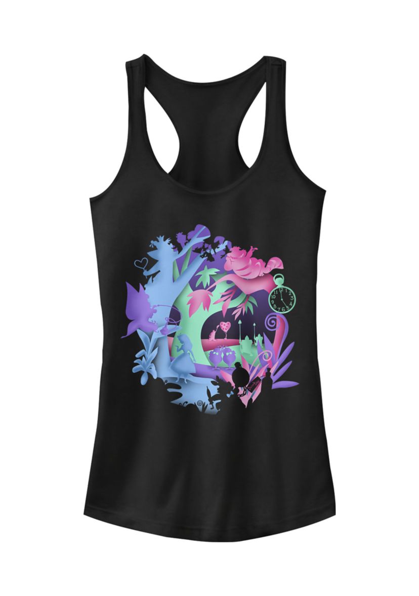 Juniors Licensed Disney Chaos Wonderland Tank Top