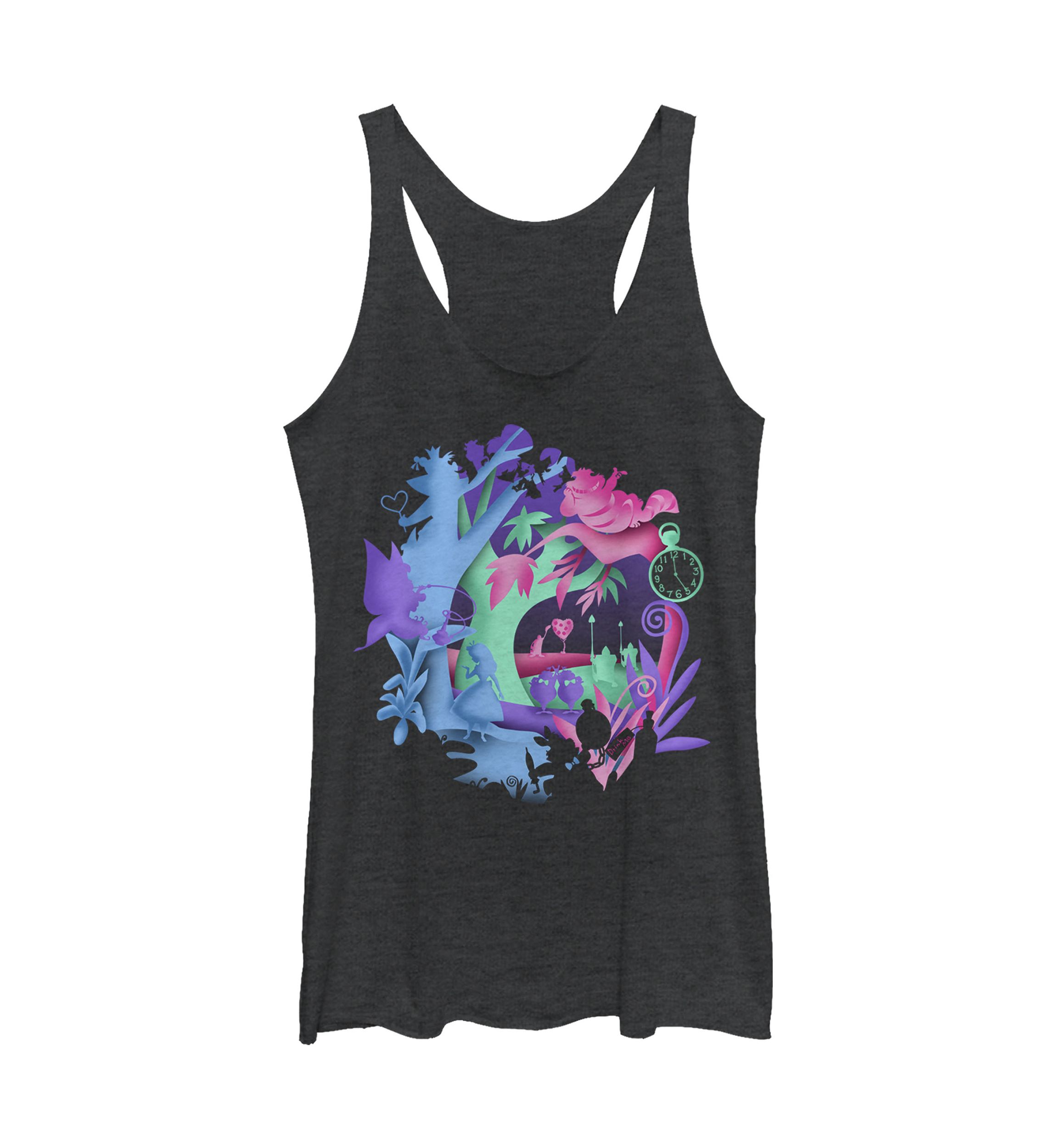 Juniors Licensed Disney Chaos Wonderland Tank Top