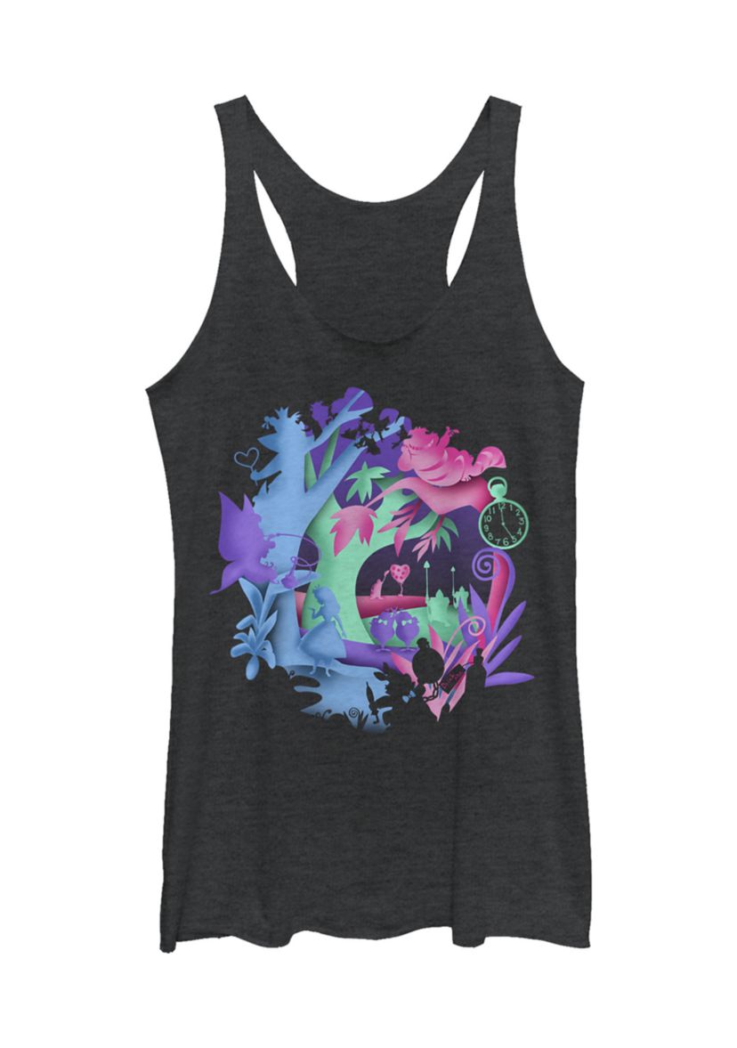 Juniors Licensed Disney Chaos Wonderland Tank Top