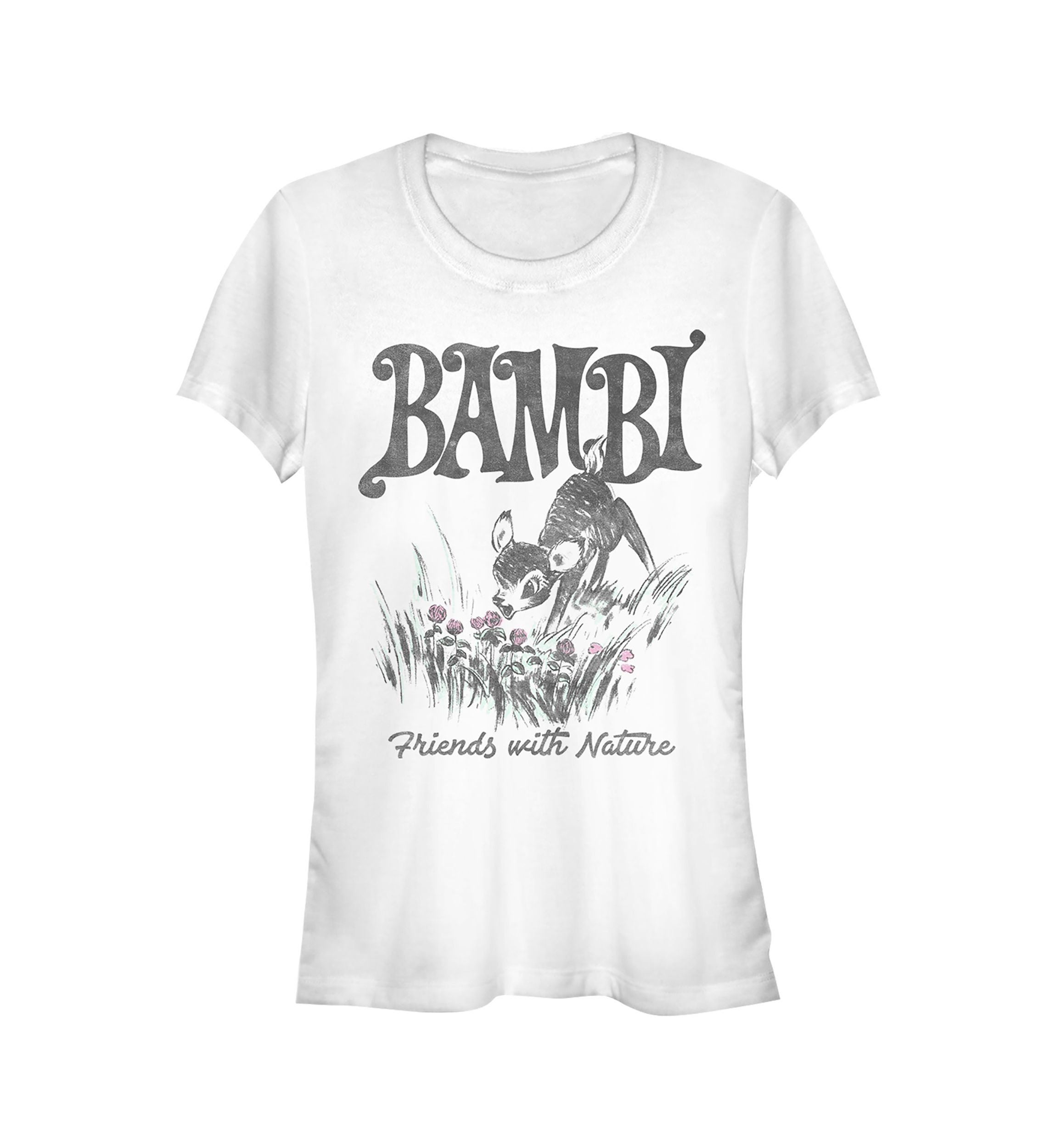Juniors Licensed Disney Bambi Nature T-Shirt