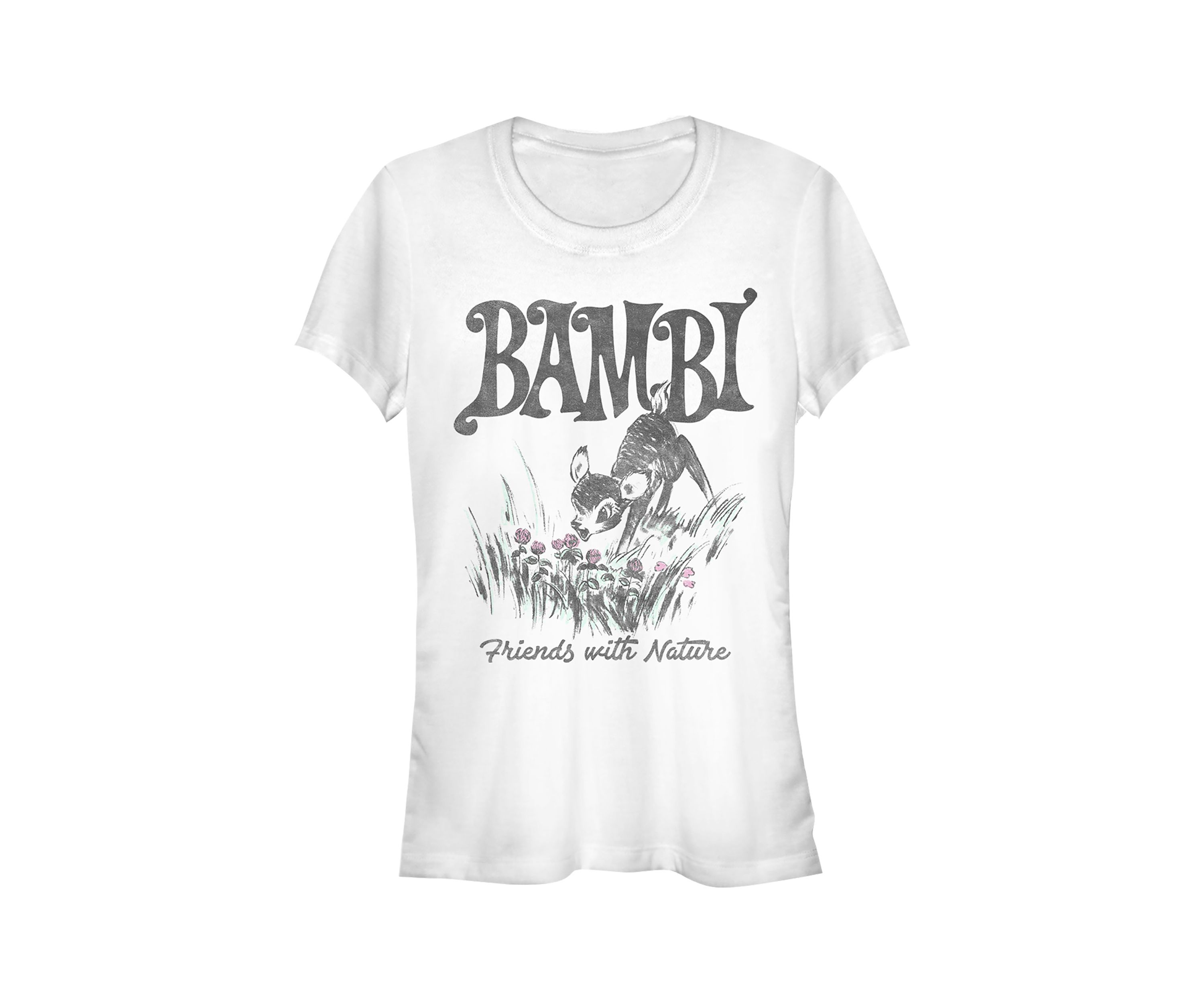 Juniors Licensed Disney Bambi Nature T-Shirt