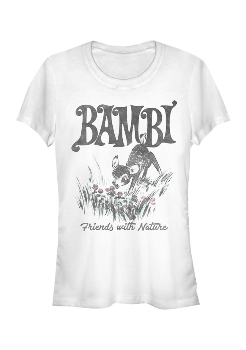 Juniors Licensed Disney Bambi Nature T-Shirt
