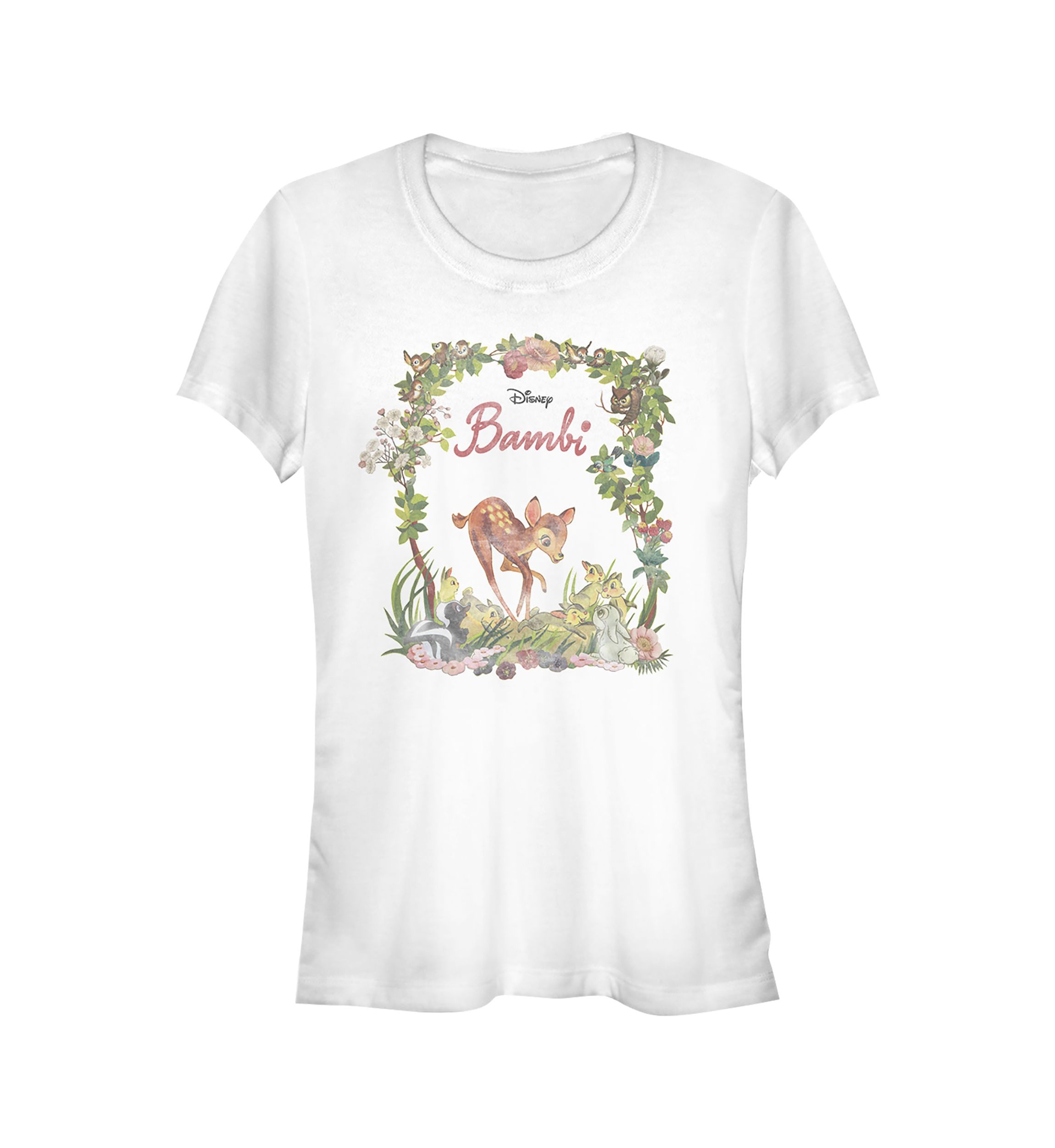 Juniors Officially Licensed Disney Bambi T-Shirt