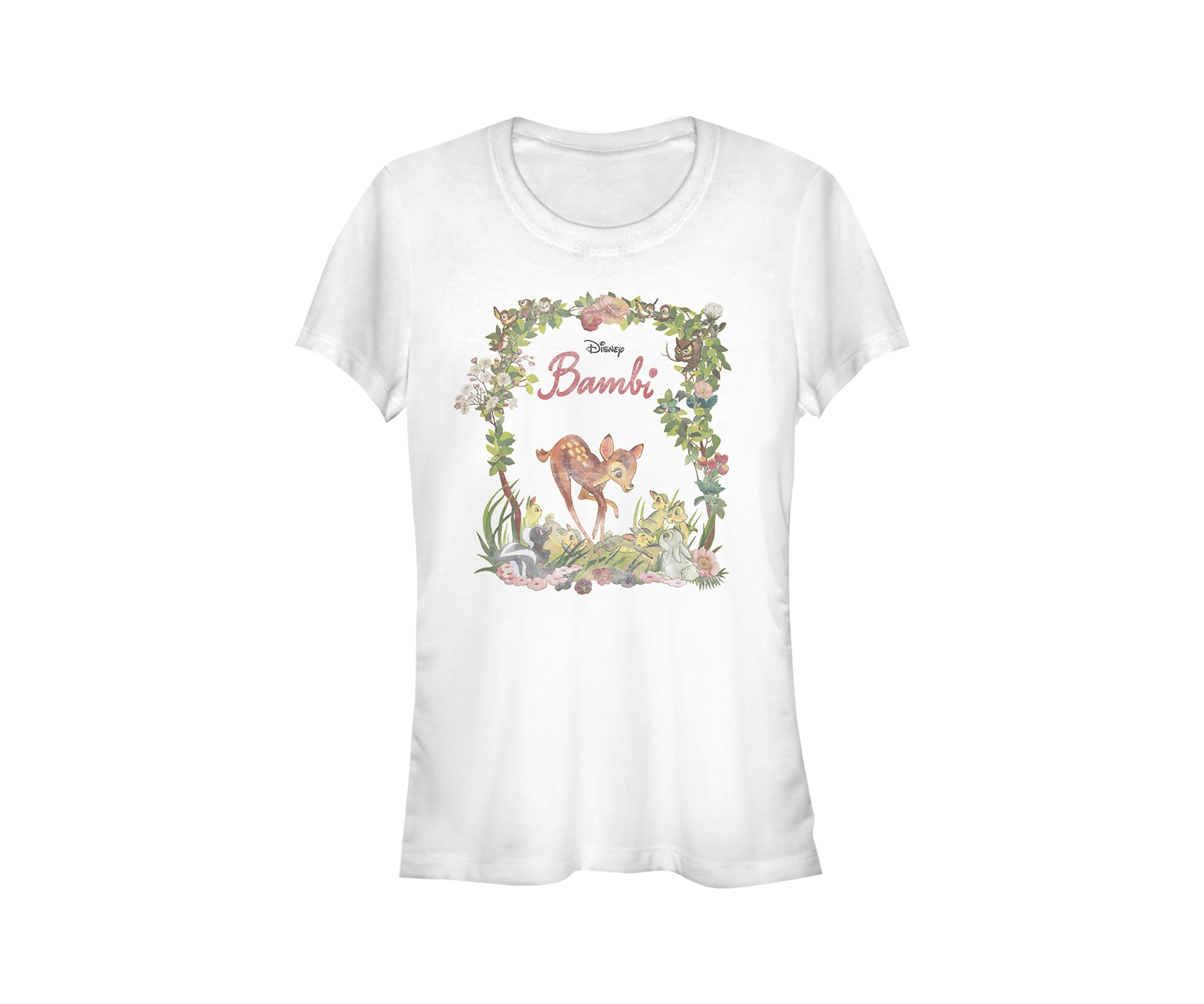 Juniors Officially Licensed Disney Bambi T-Shirt