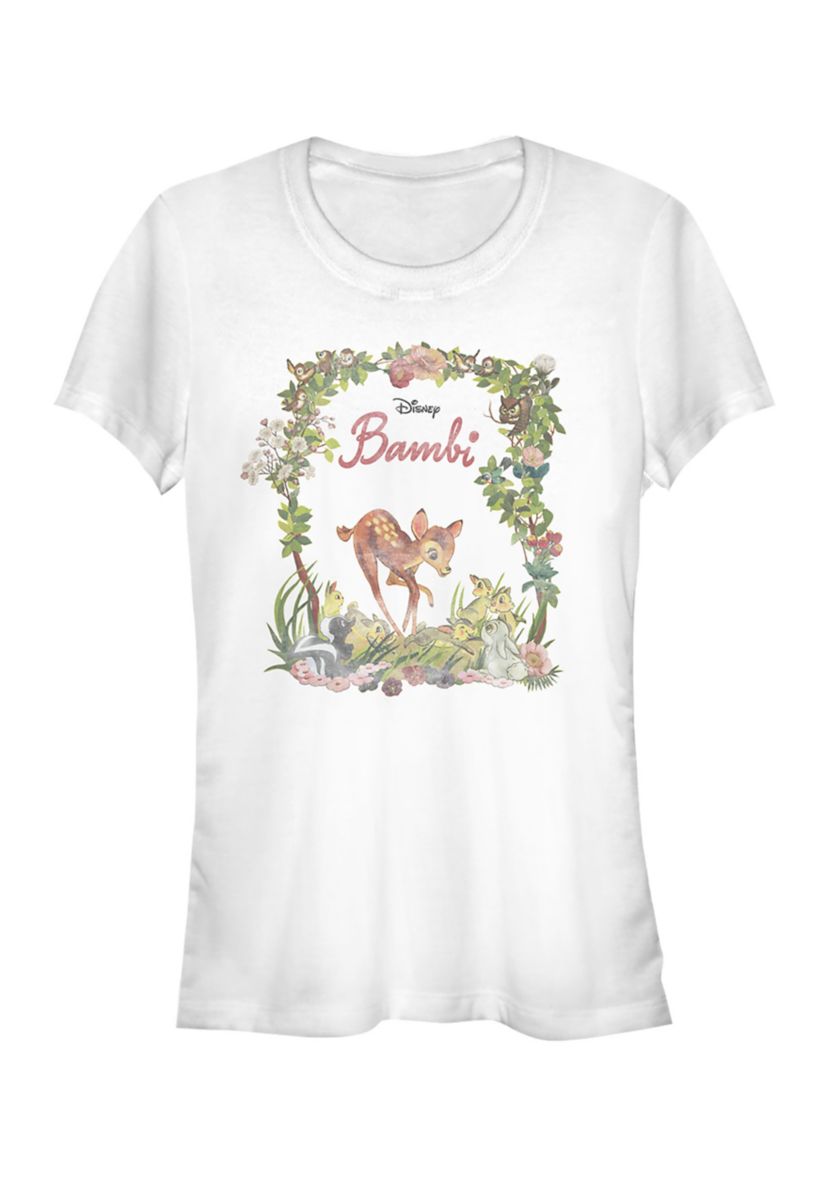 Juniors Officially Licensed Disney Bambi T-Shirt