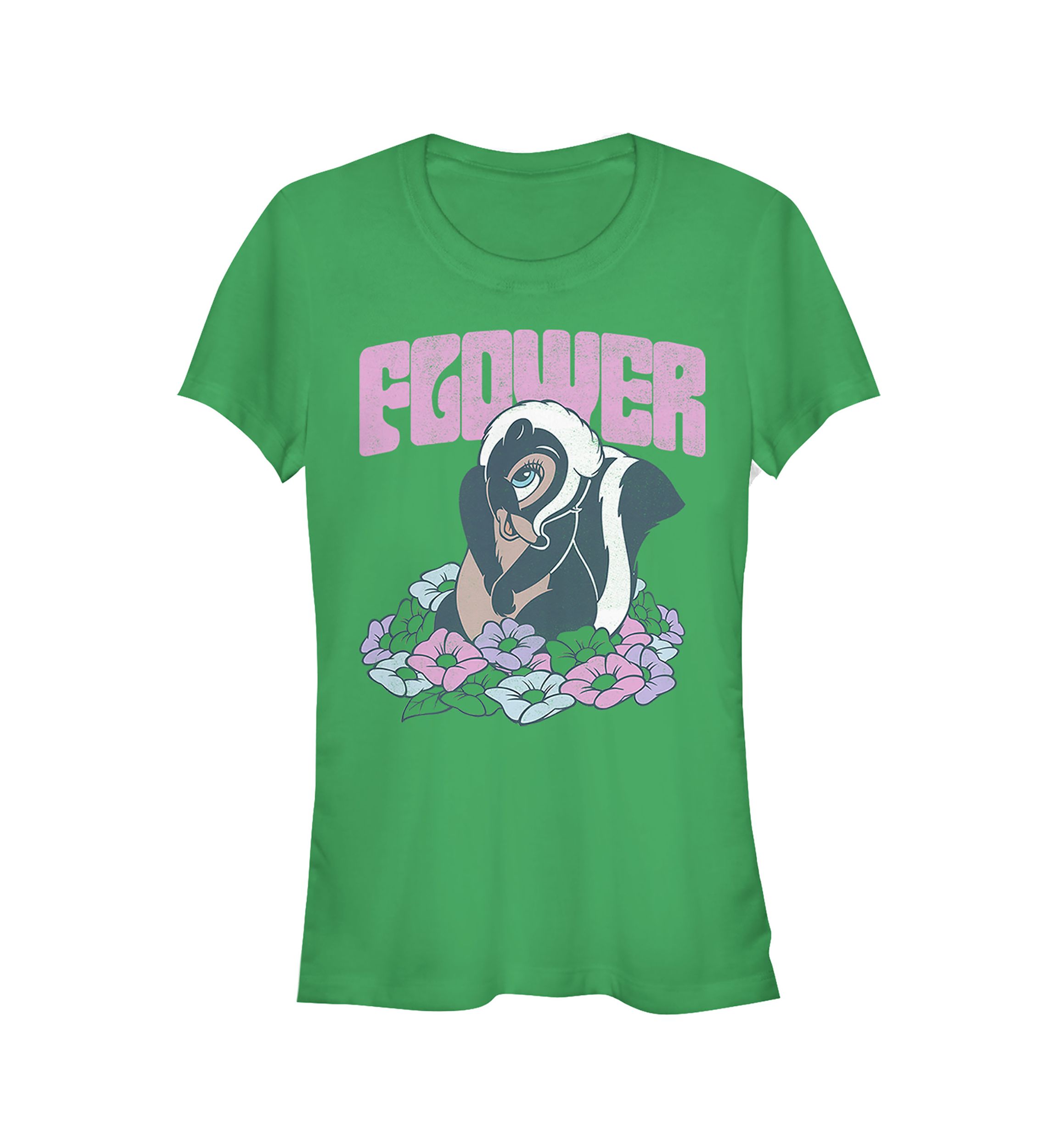 Juniors Licensed Disney Flower Power T-Shirt