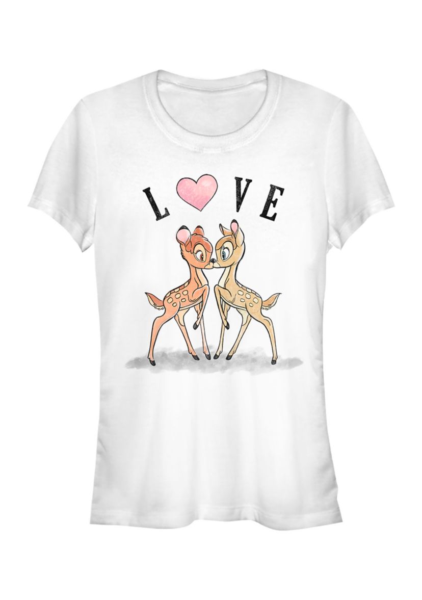 Juniors Licensed Disney Bambi Love T-Shirt