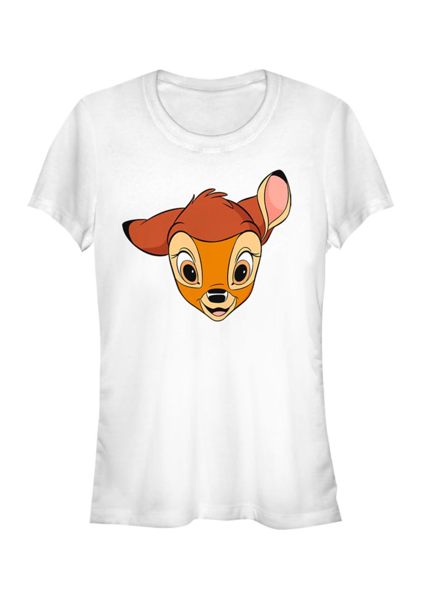 Juniors Licensed Disney Bambi Big Face T-Shirt