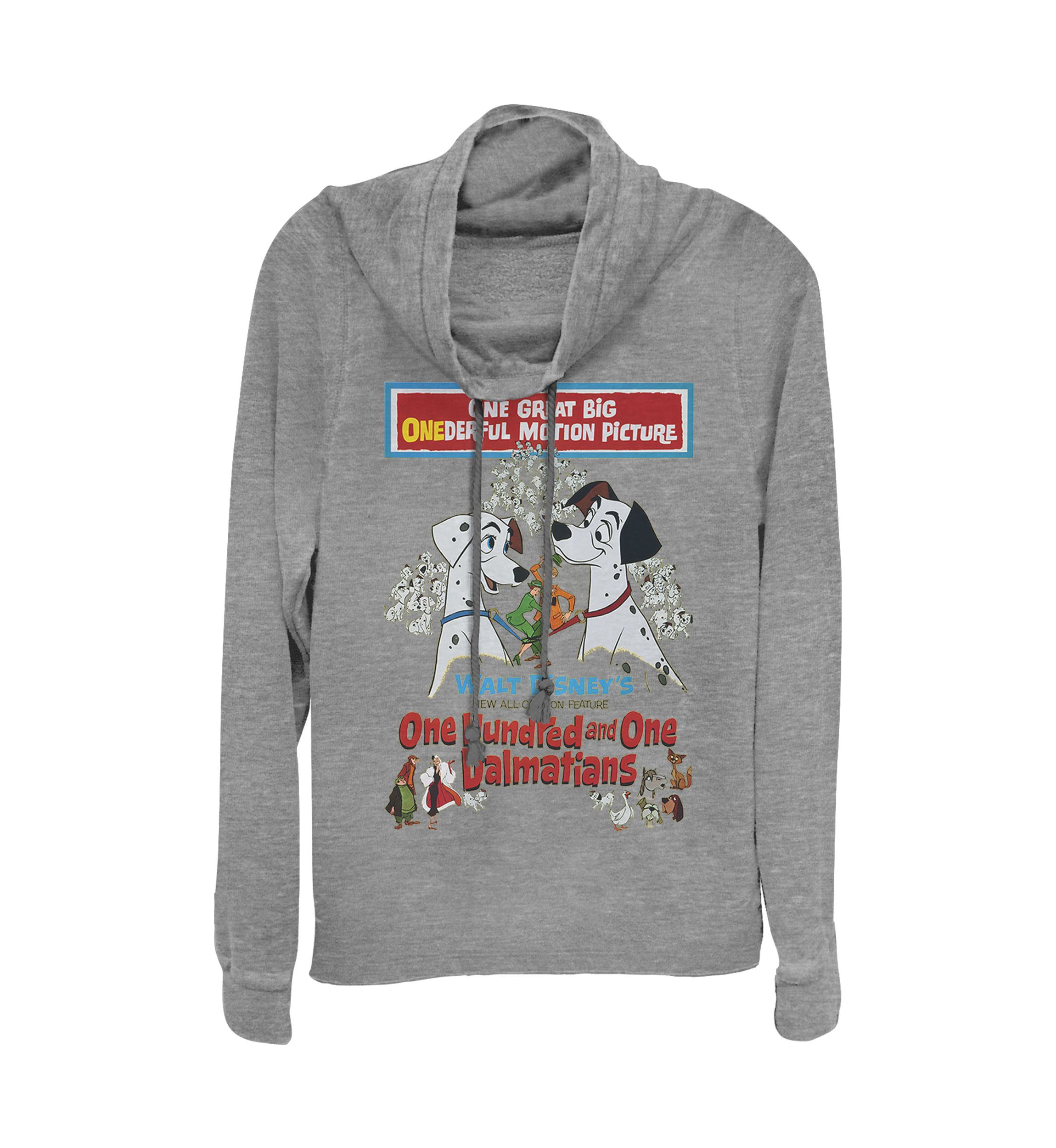 Juniors Licensed Disney Vintage Poster Pullover Top