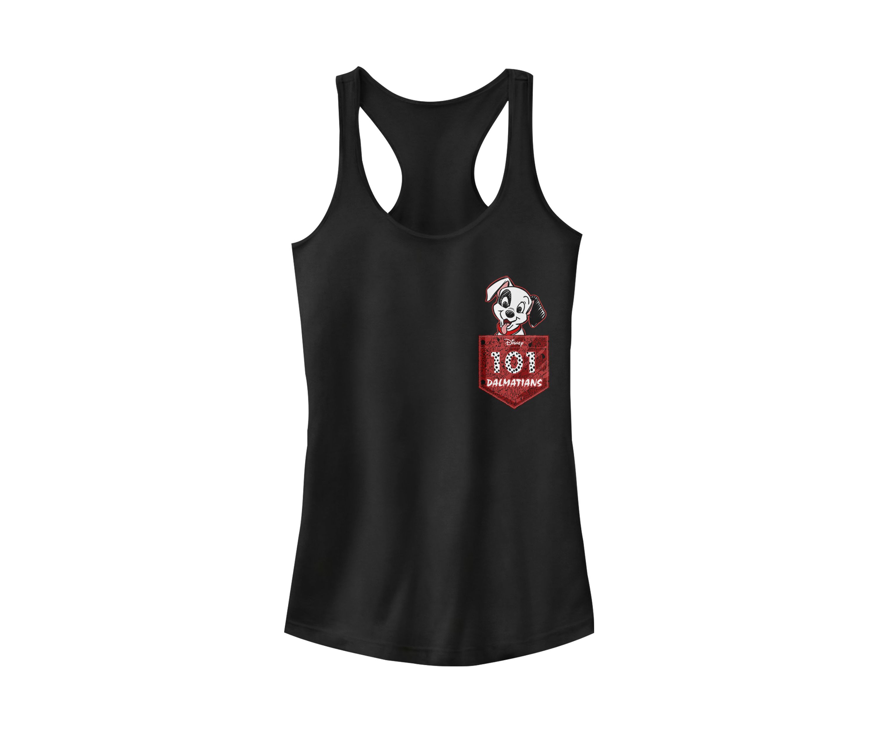 Juniors Licensed Disney Pocket Puppy Tank Top