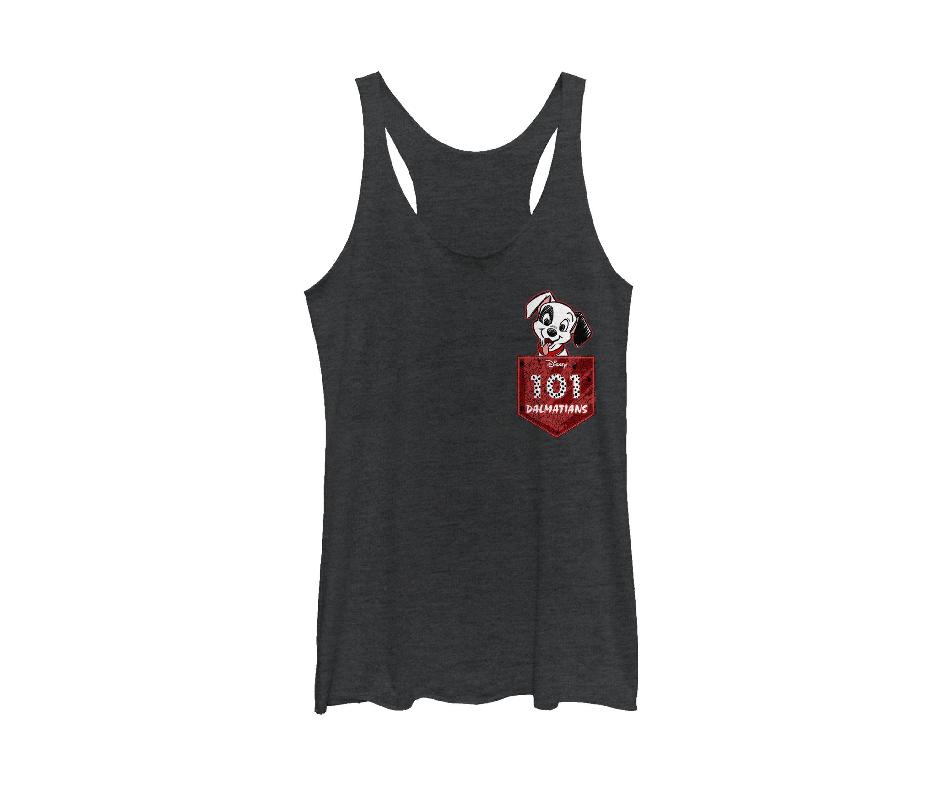 Juniors Licensed Disney Pocket Puppy Tank Top