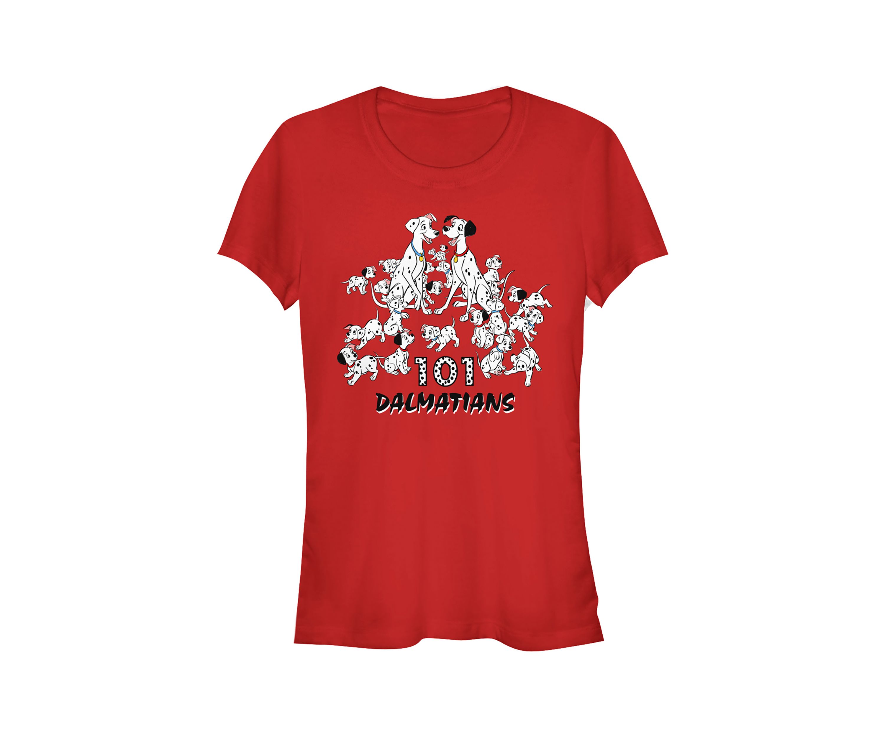 Juniors Officially Licensed Disney 101 Dalmations T-Shirt