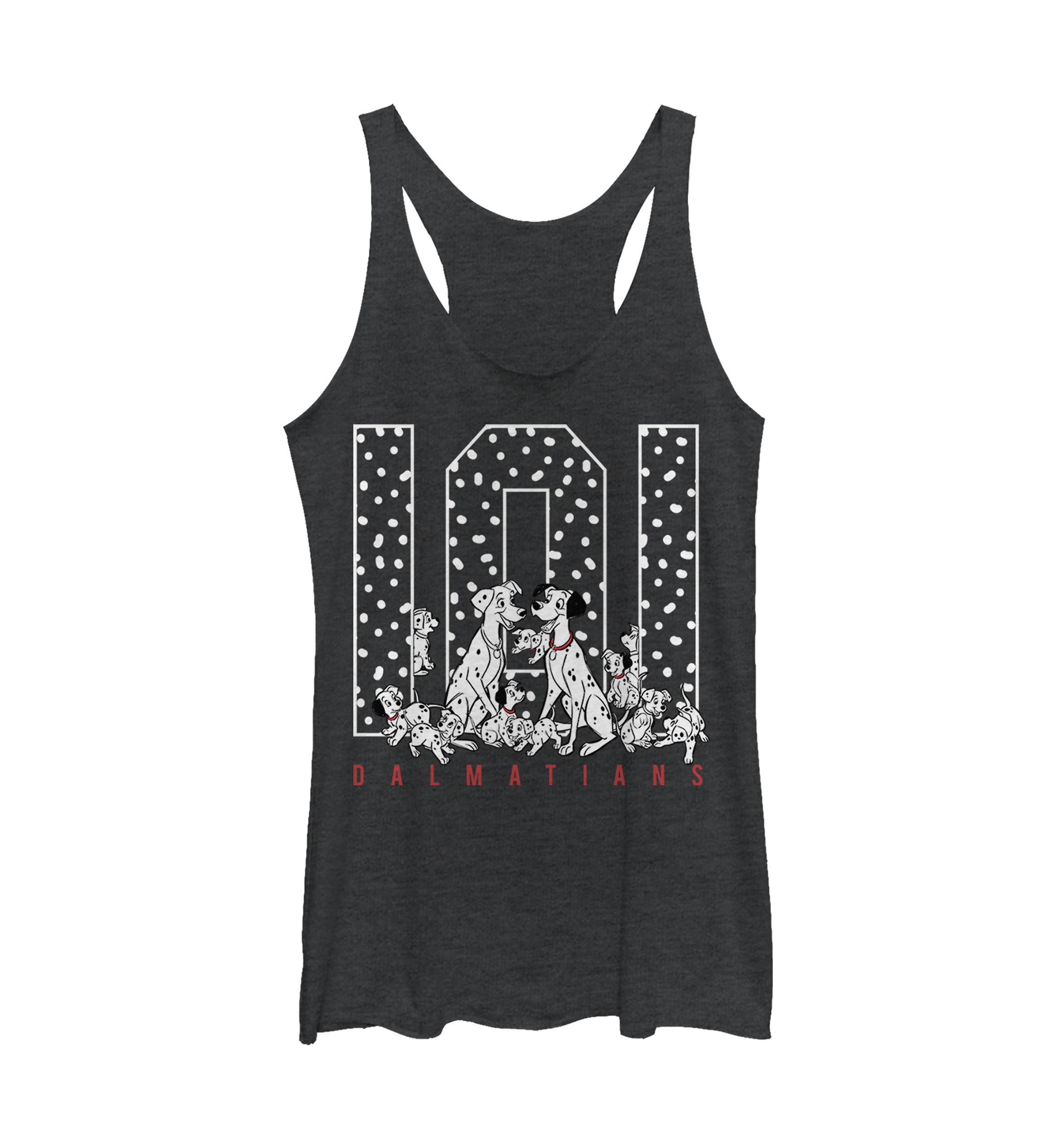 Juniors Licensed Disney One Oh One Spots Tank Top