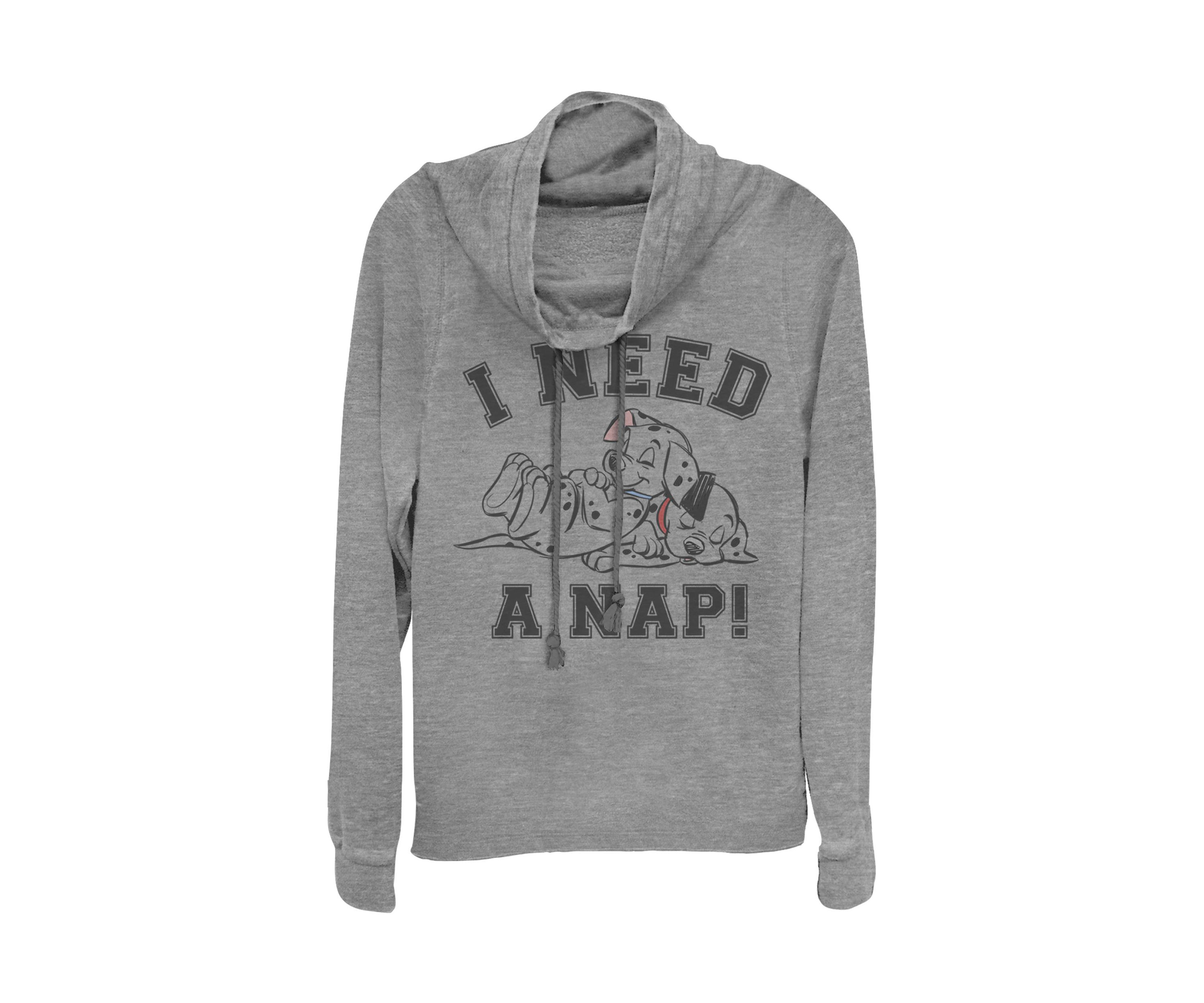 Juniors Licensed Disney Nap Pullover Top