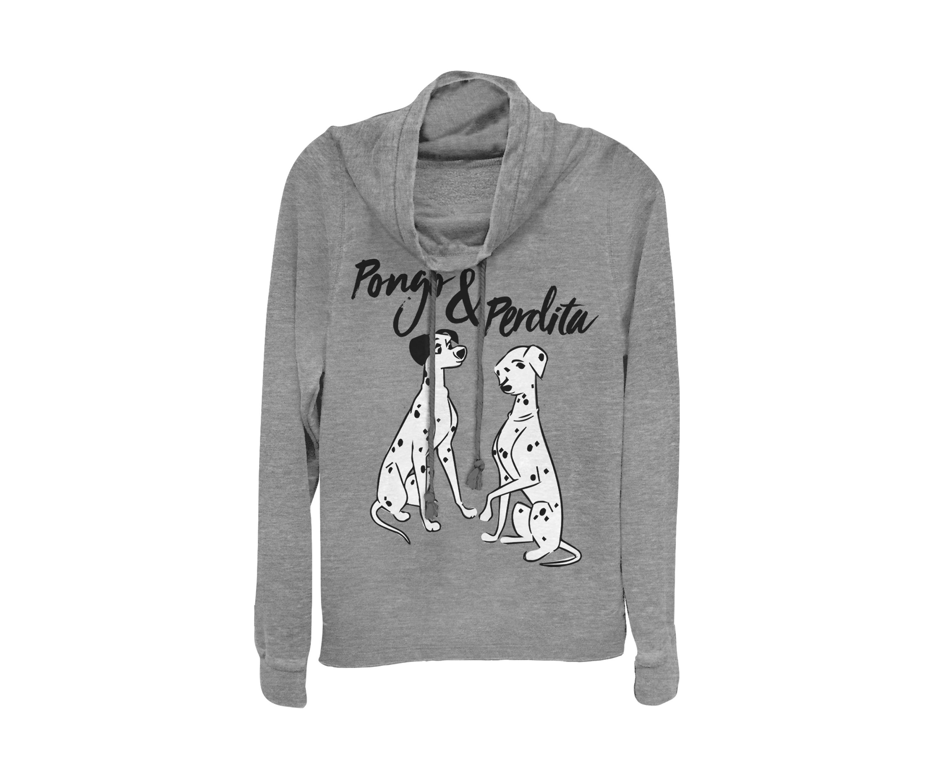 Juniors Licensed Disney Pongo Perdita Pullover Top