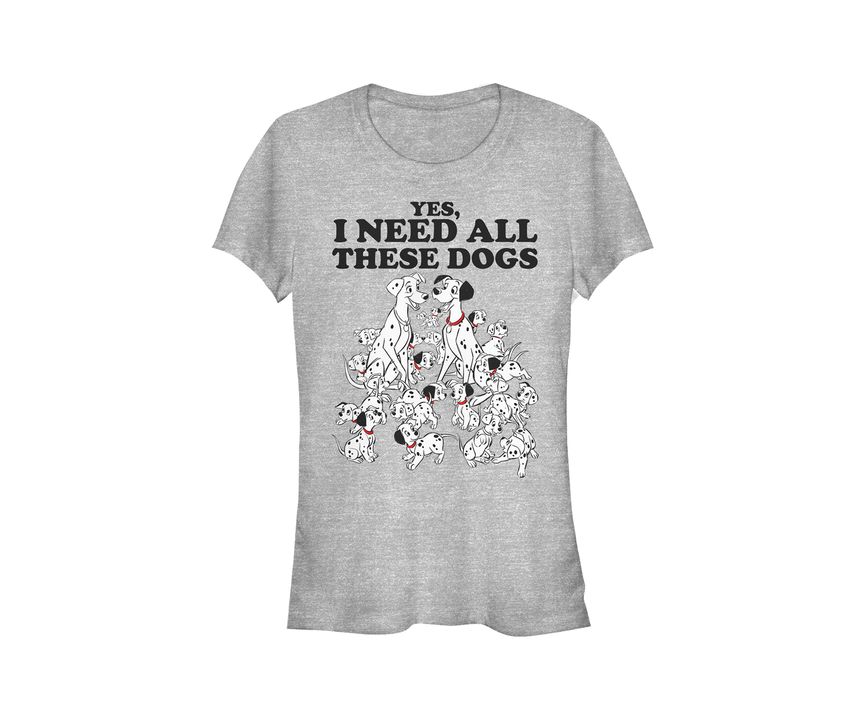 Juniors Officially Licensed Disney 101 Dalmations T-Shirt