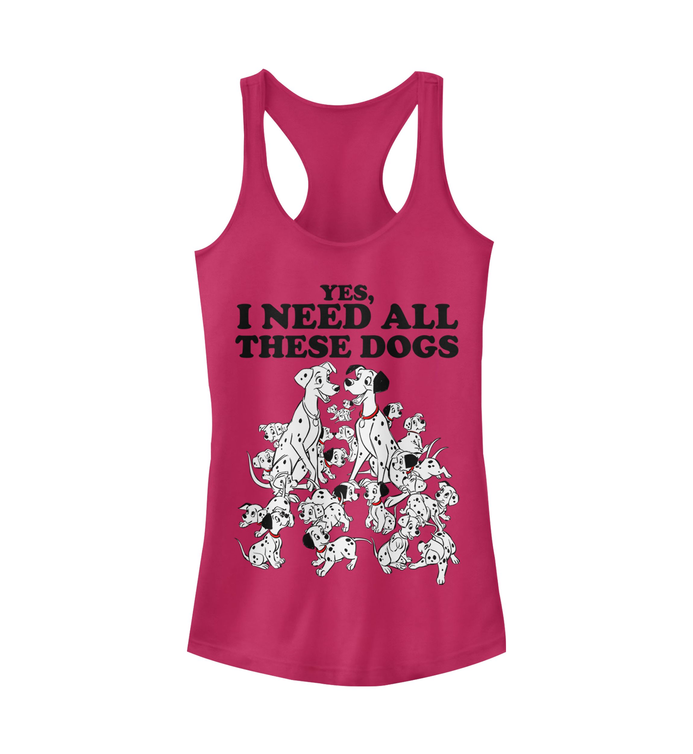 Juniors Licensed Disney All These Dogs Tank Top