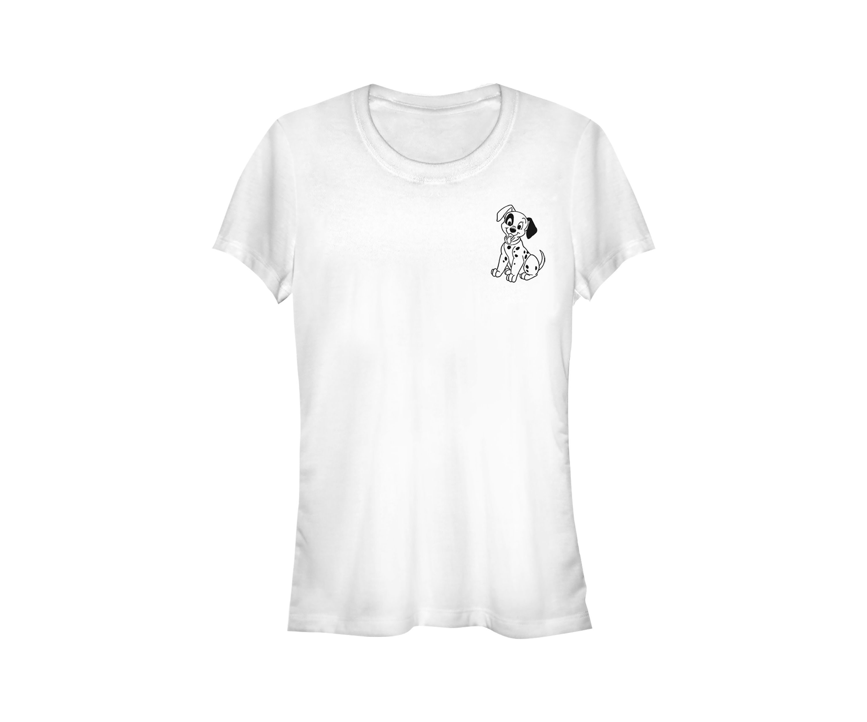 Juniors Licensed Disney Patch Line T-Shirt