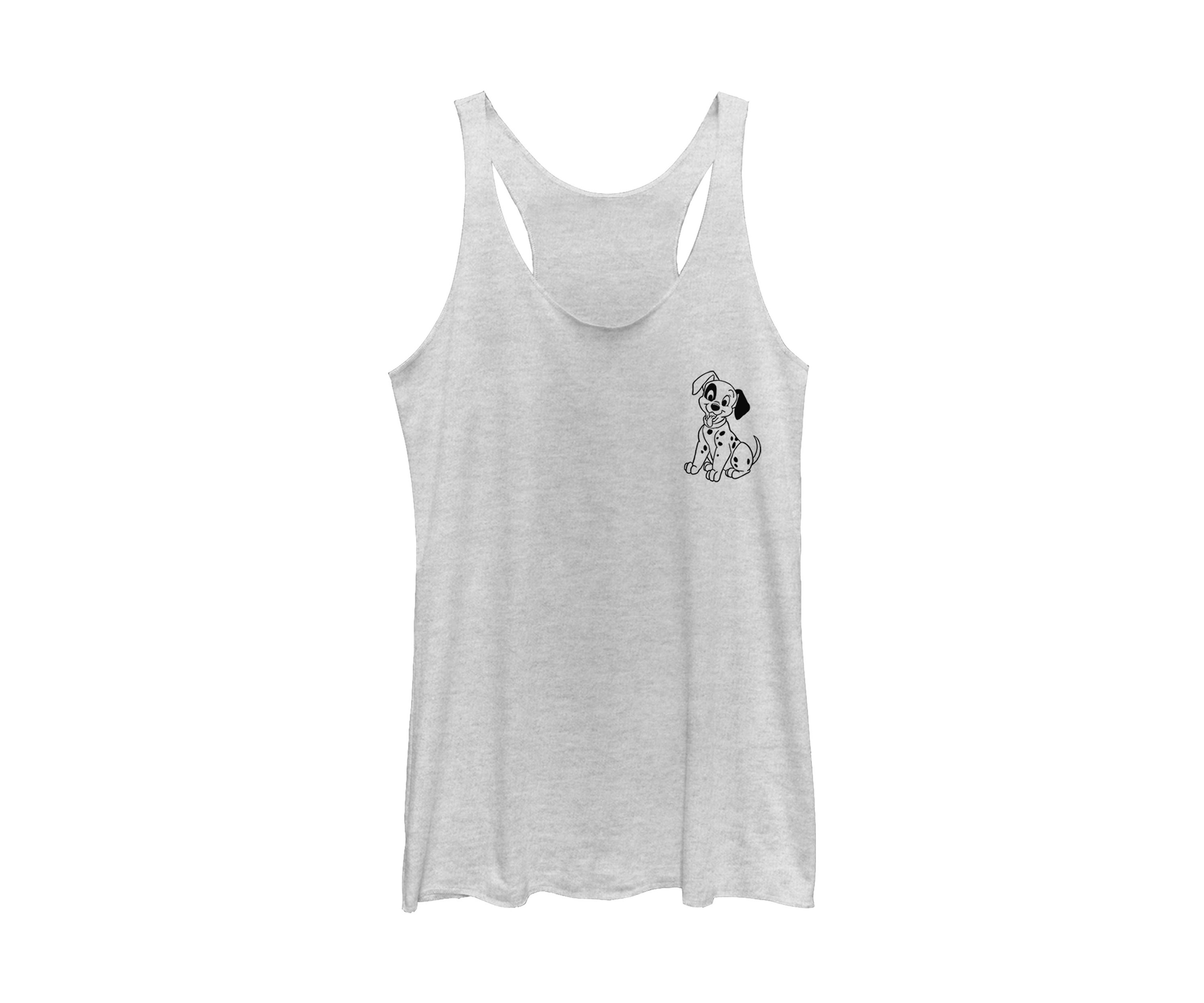 Juniors Licensed Disney Patch Line Tank Top