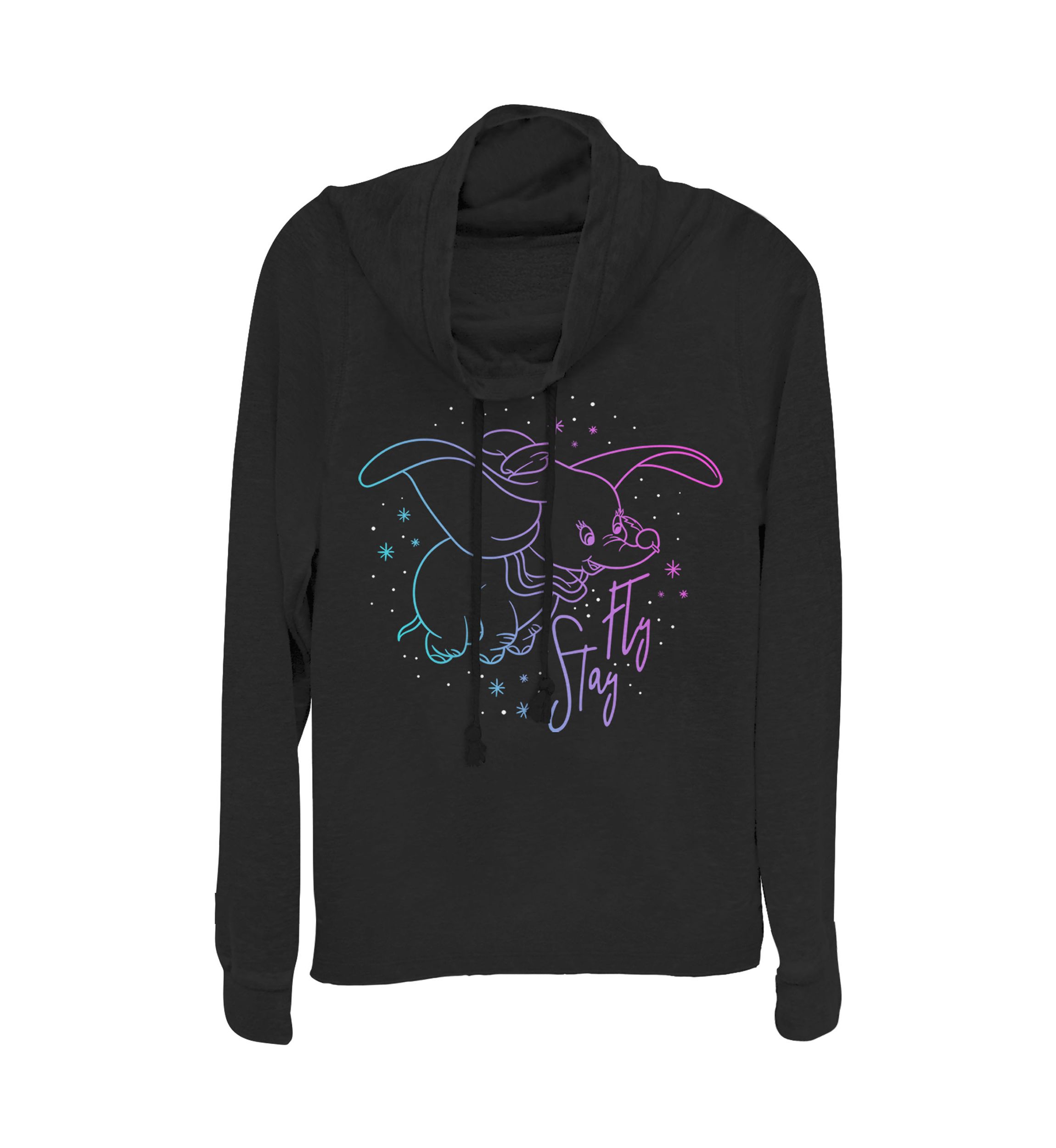 Juniors Licensed Disney Stay Fly Dumbo Pullover Top