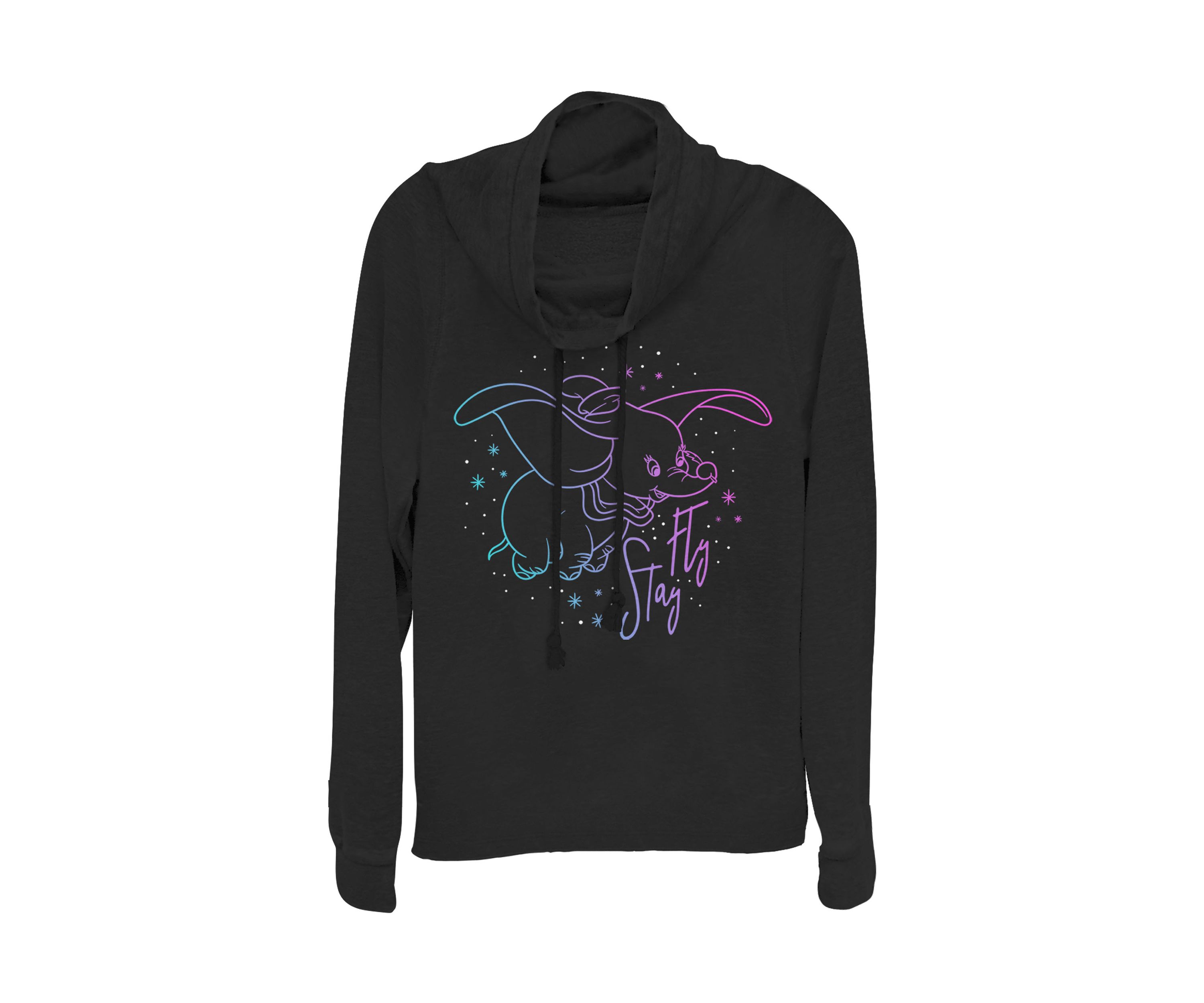 Juniors Licensed Disney Stay Fly Dumbo Pullover Top