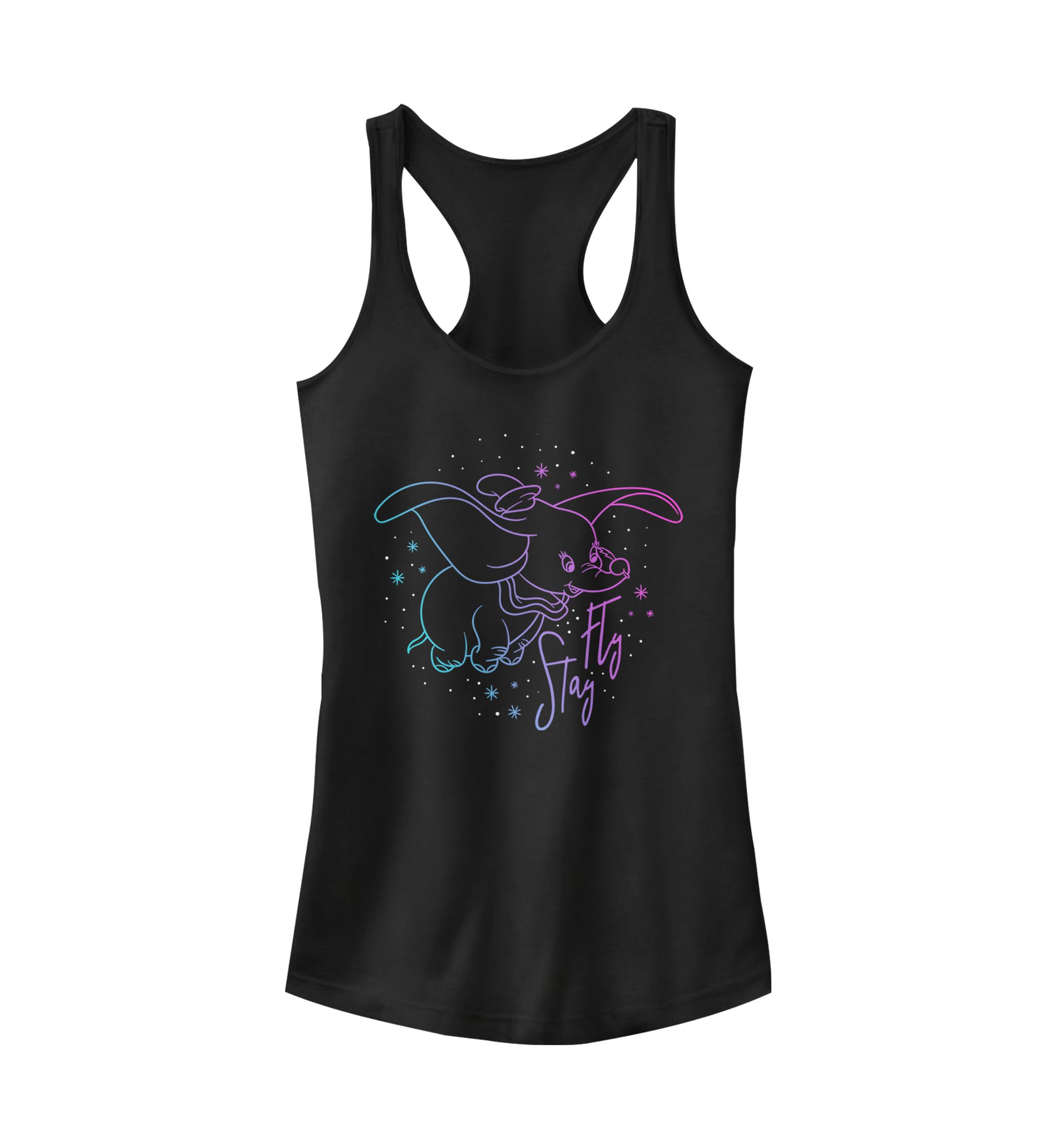 Juniors Licensed Disney Stay Fly Dumbo Tank Top