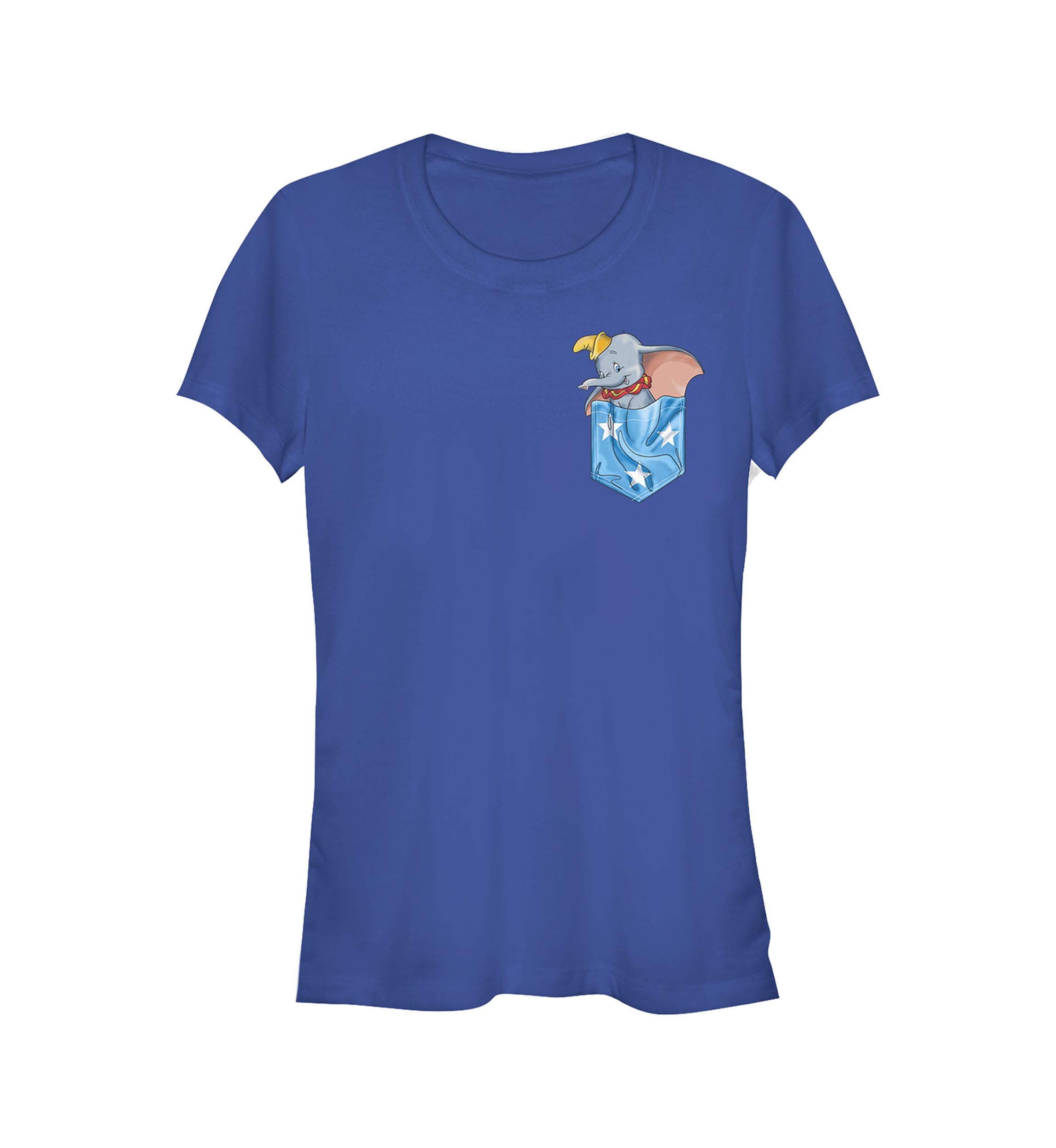  Juniors Licensed Disney Dumbo Pocket T-Shirt 