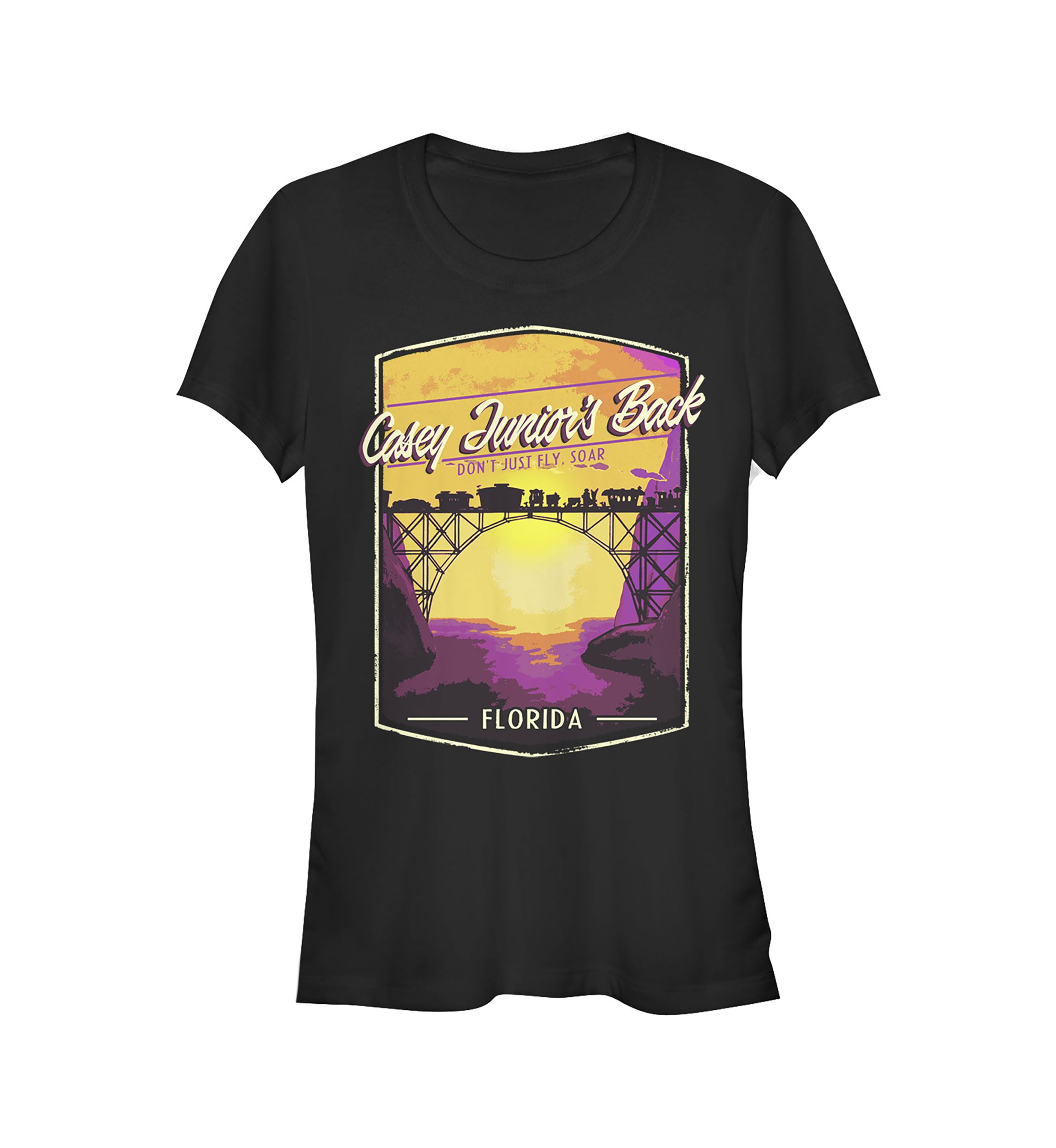 Juniors Licensed Disney Caseys Back T-Shirt