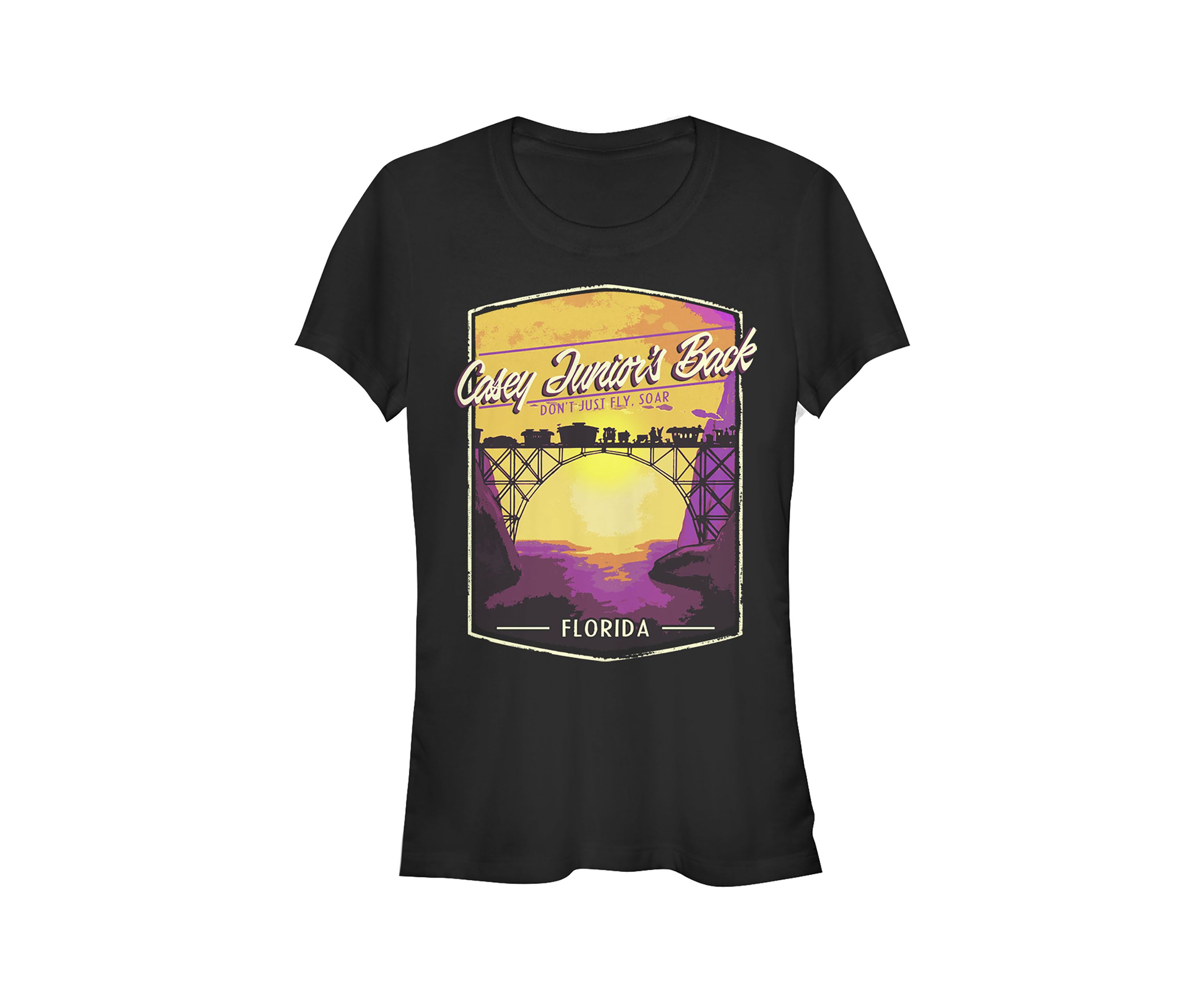 Juniors Licensed Disney Caseys Back T-Shirt