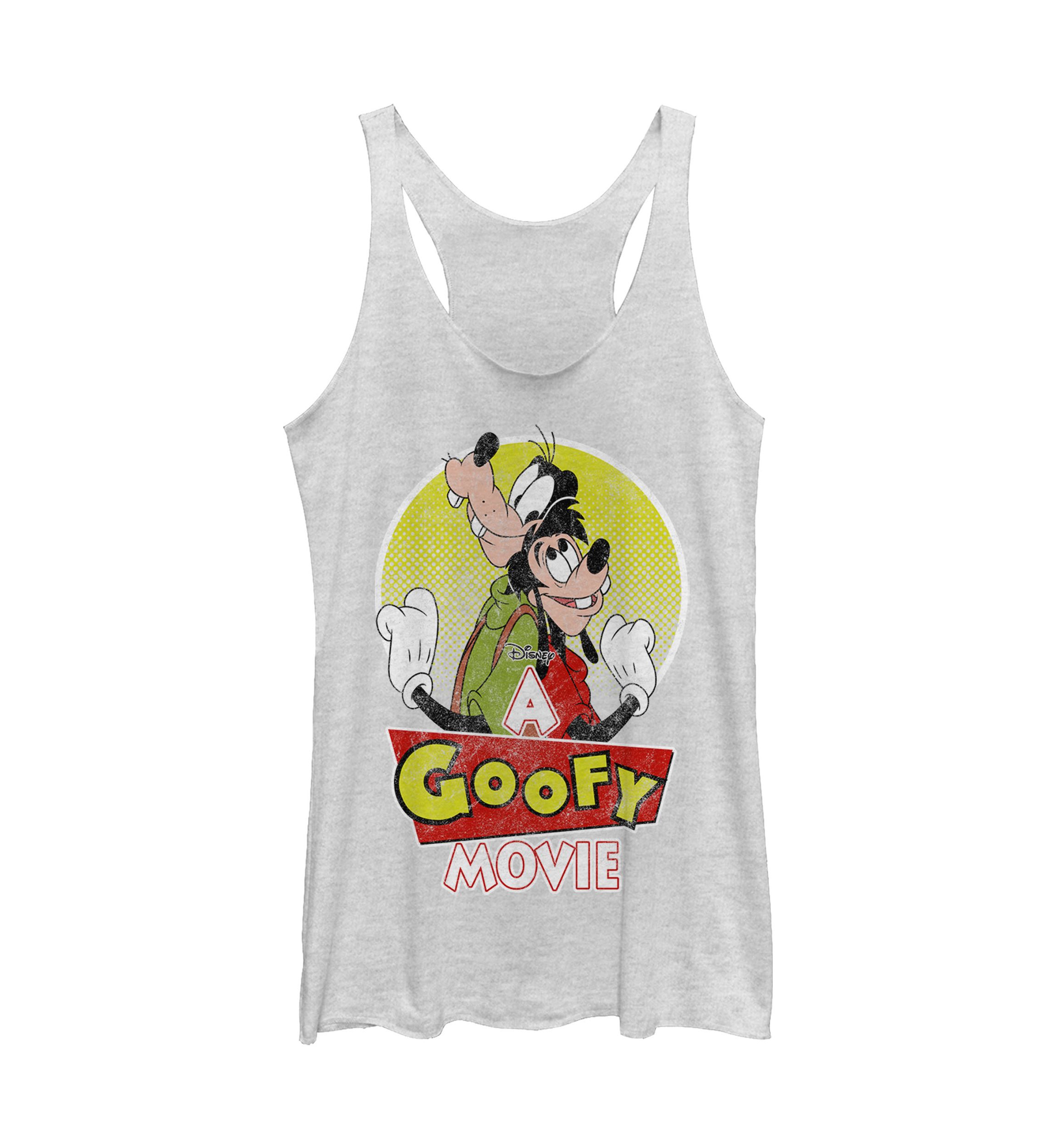 Juniors Licensed Disney Goof And Son Tank Top