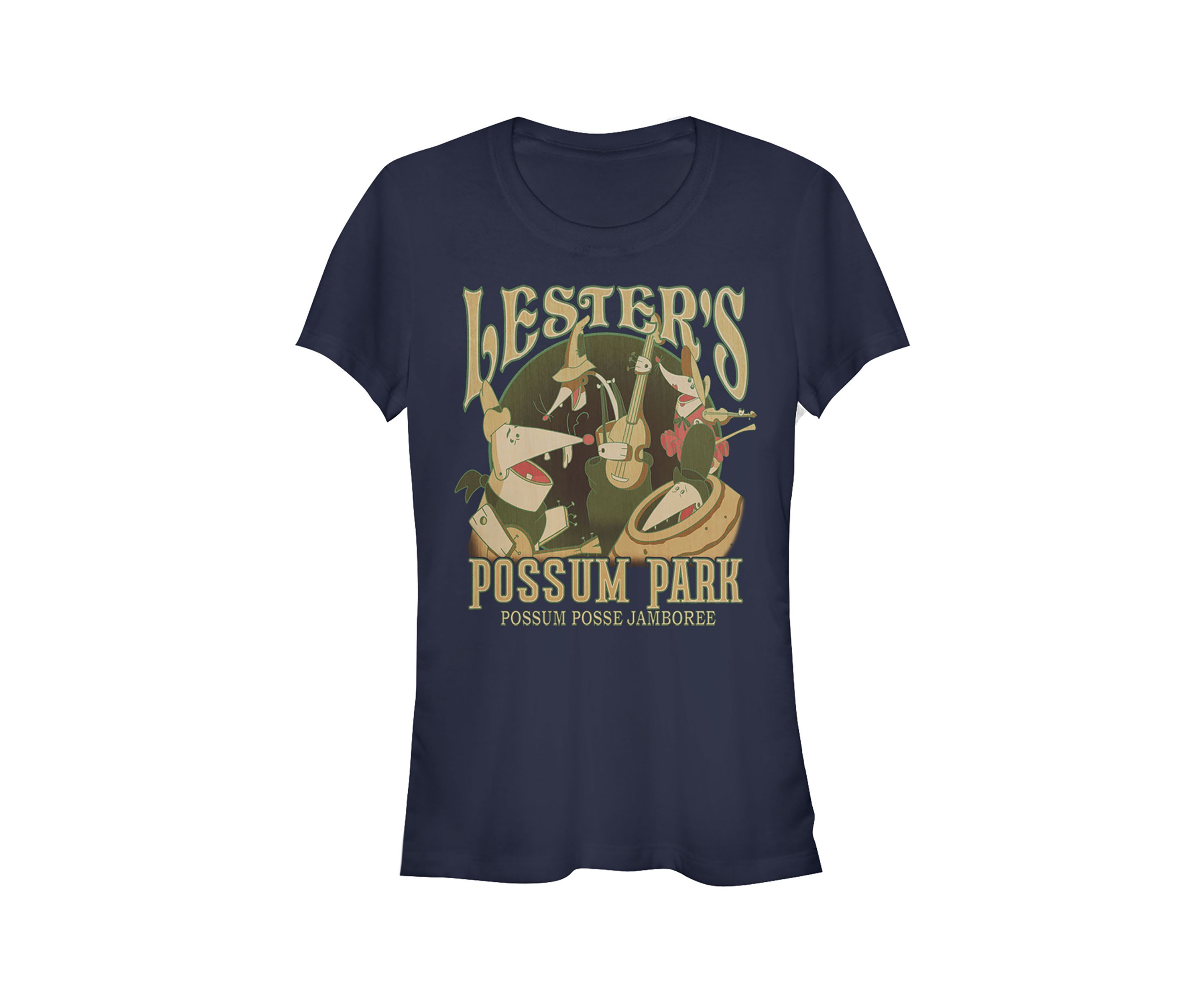Juniors Licensed Disney Lesters Possum Park T-Shirt