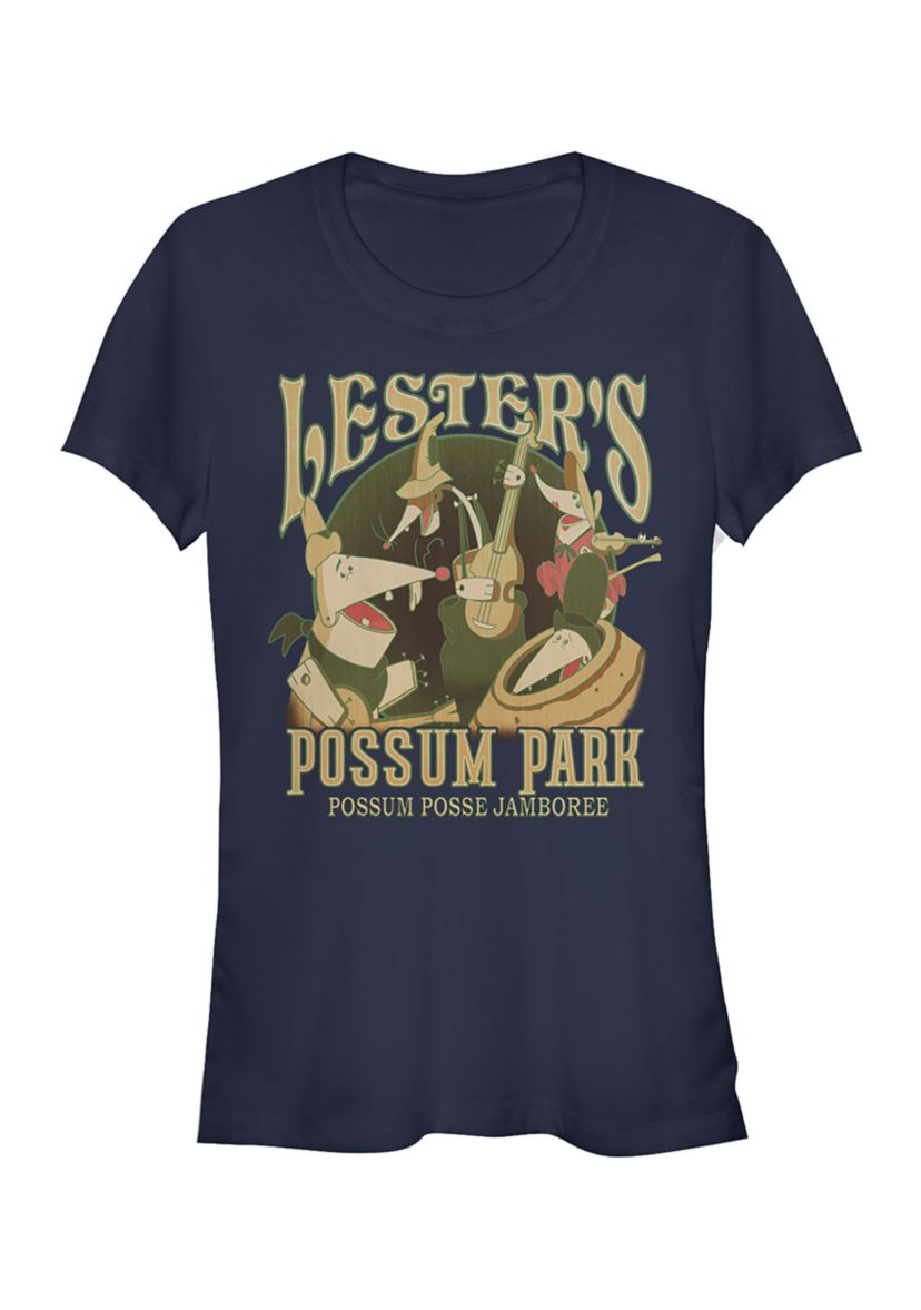 Juniors Licensed Disney Lesters Possum Park T-Shirt