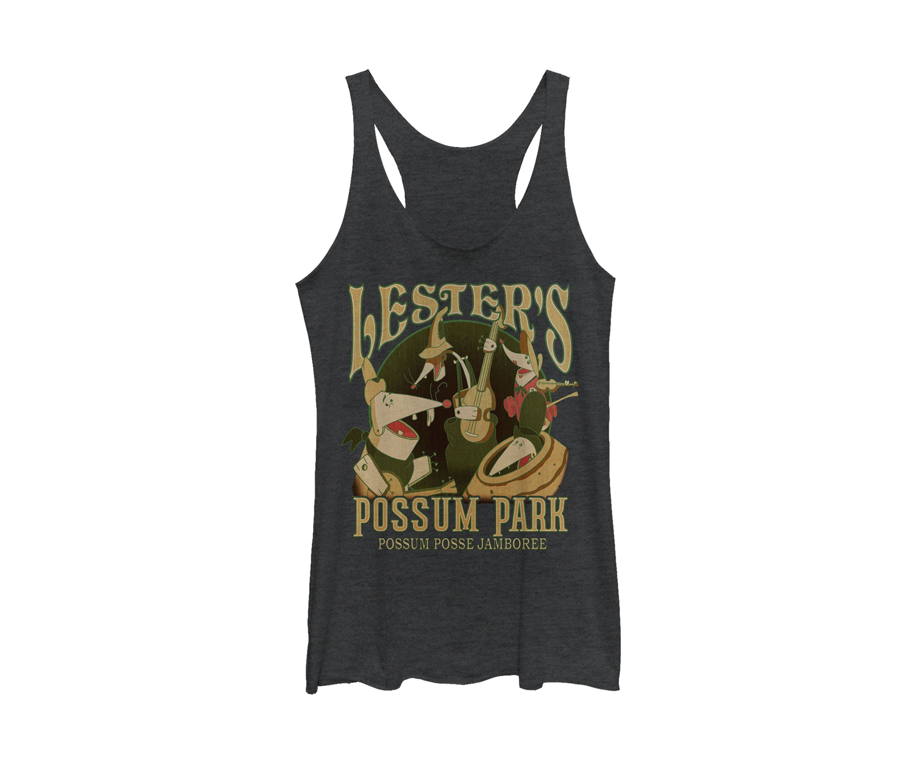 Juniors Licensed Disney Lesters Possum Park Tank Top