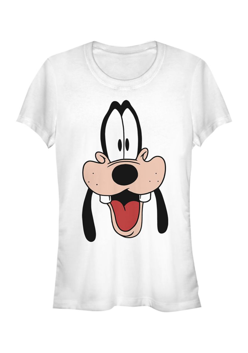 Juniors Licensed Disney Goofy Dad Big Face T-Shirt