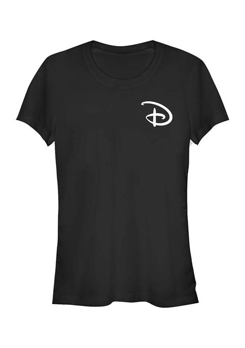 Juniors Officially Licensed Disney Logo T-Shirt